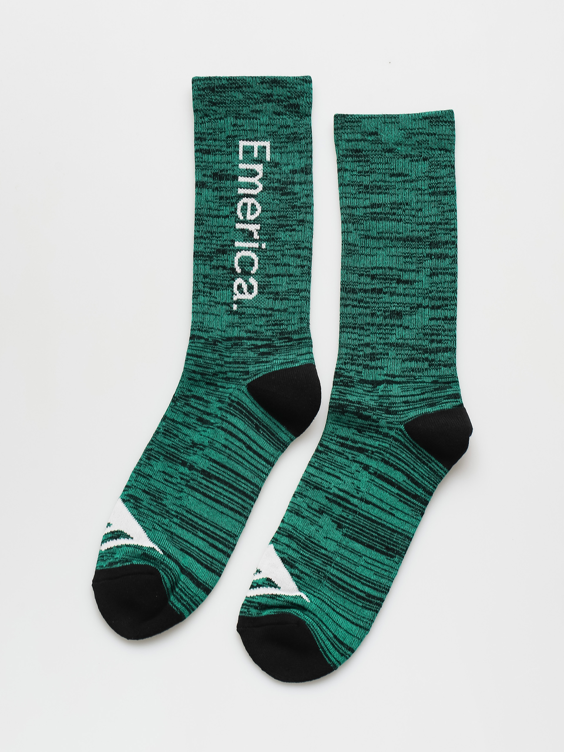 Skarpetki Emerica Static Crew (black/green)