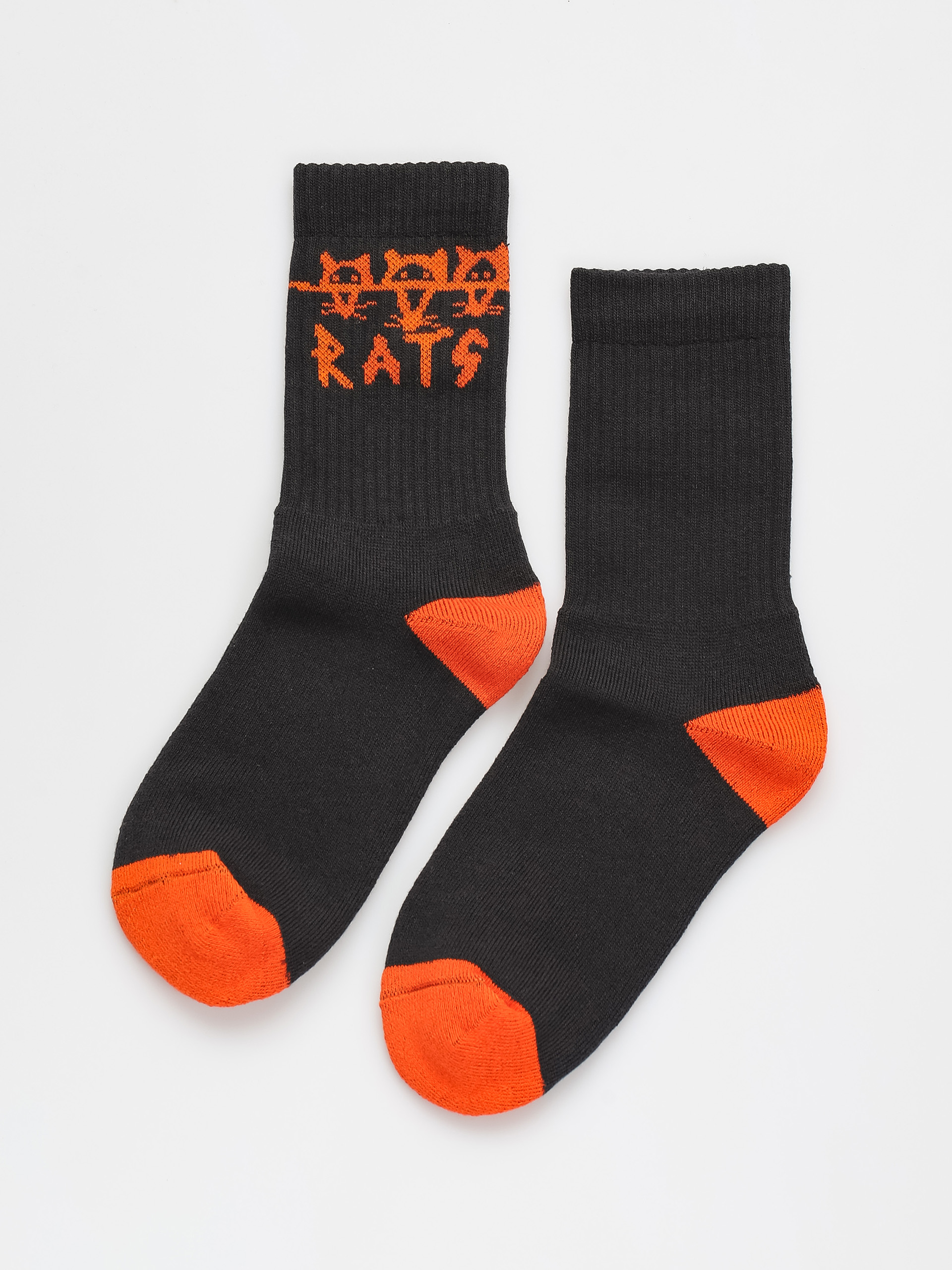 Skarpetki Malita Rats (graphite/orange)