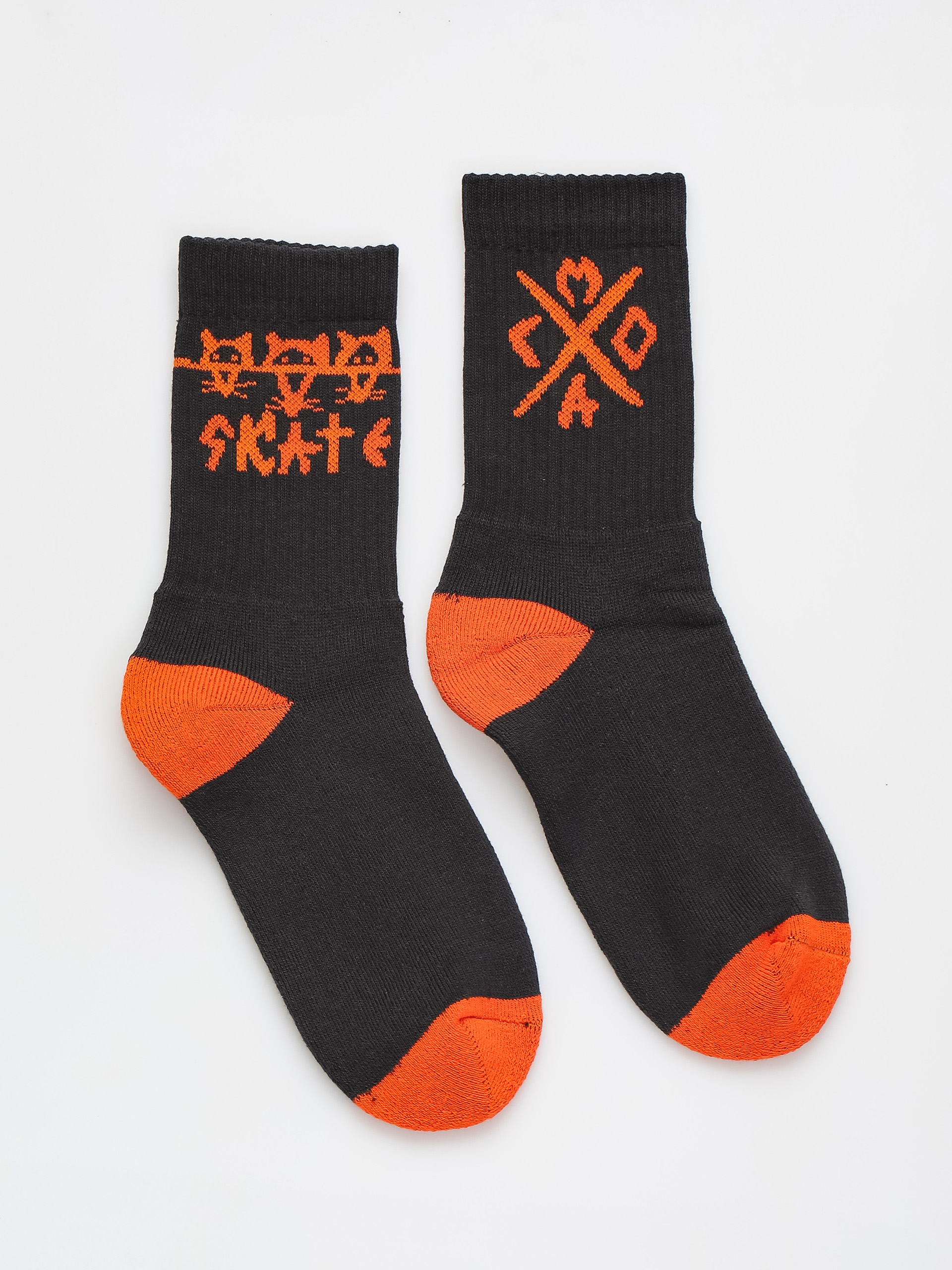 Skarpetki Malita Rats (graphite/orange)