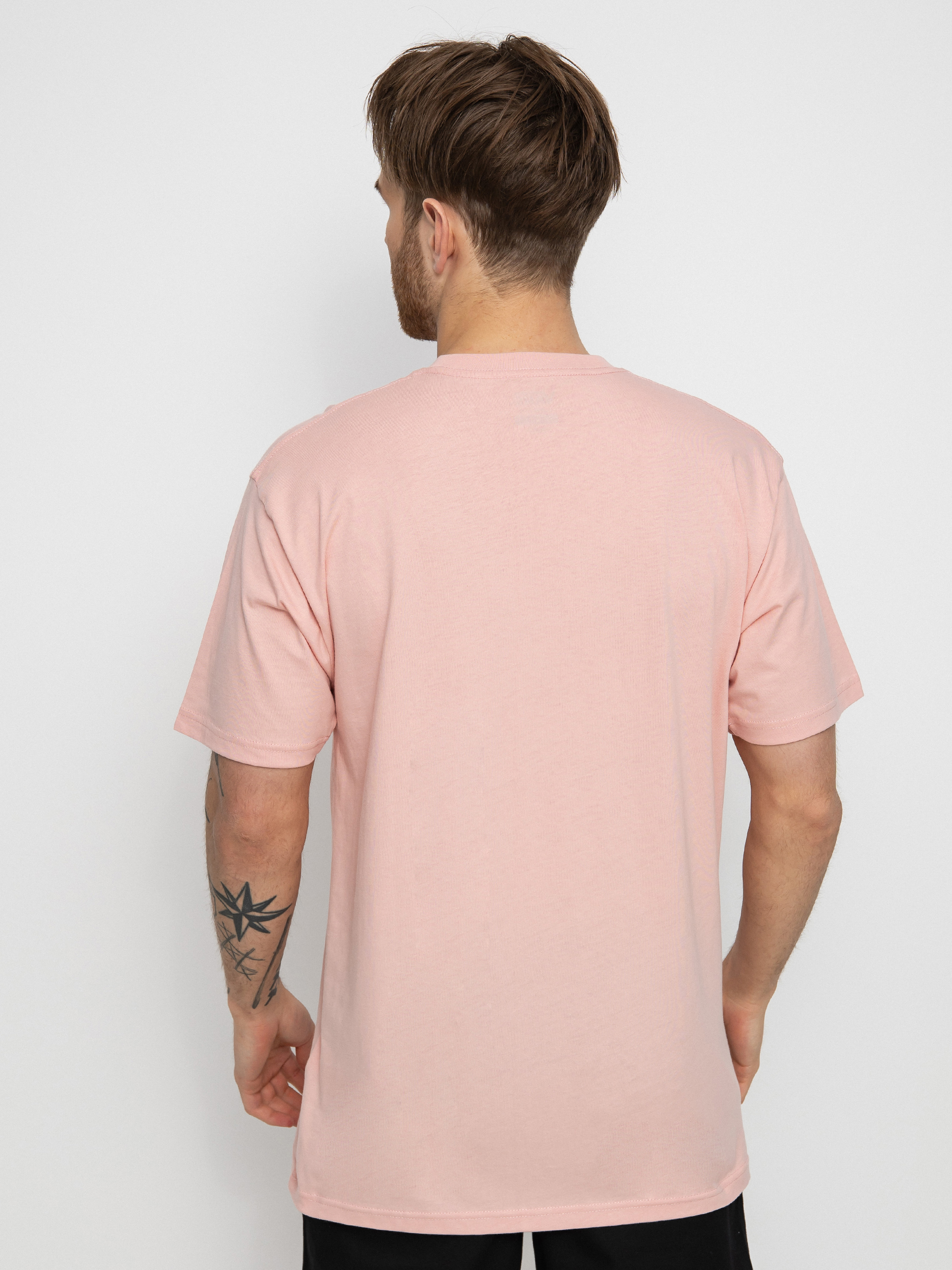 T-shirt Vans Left Chest Logo Plus (mellow rose/black)