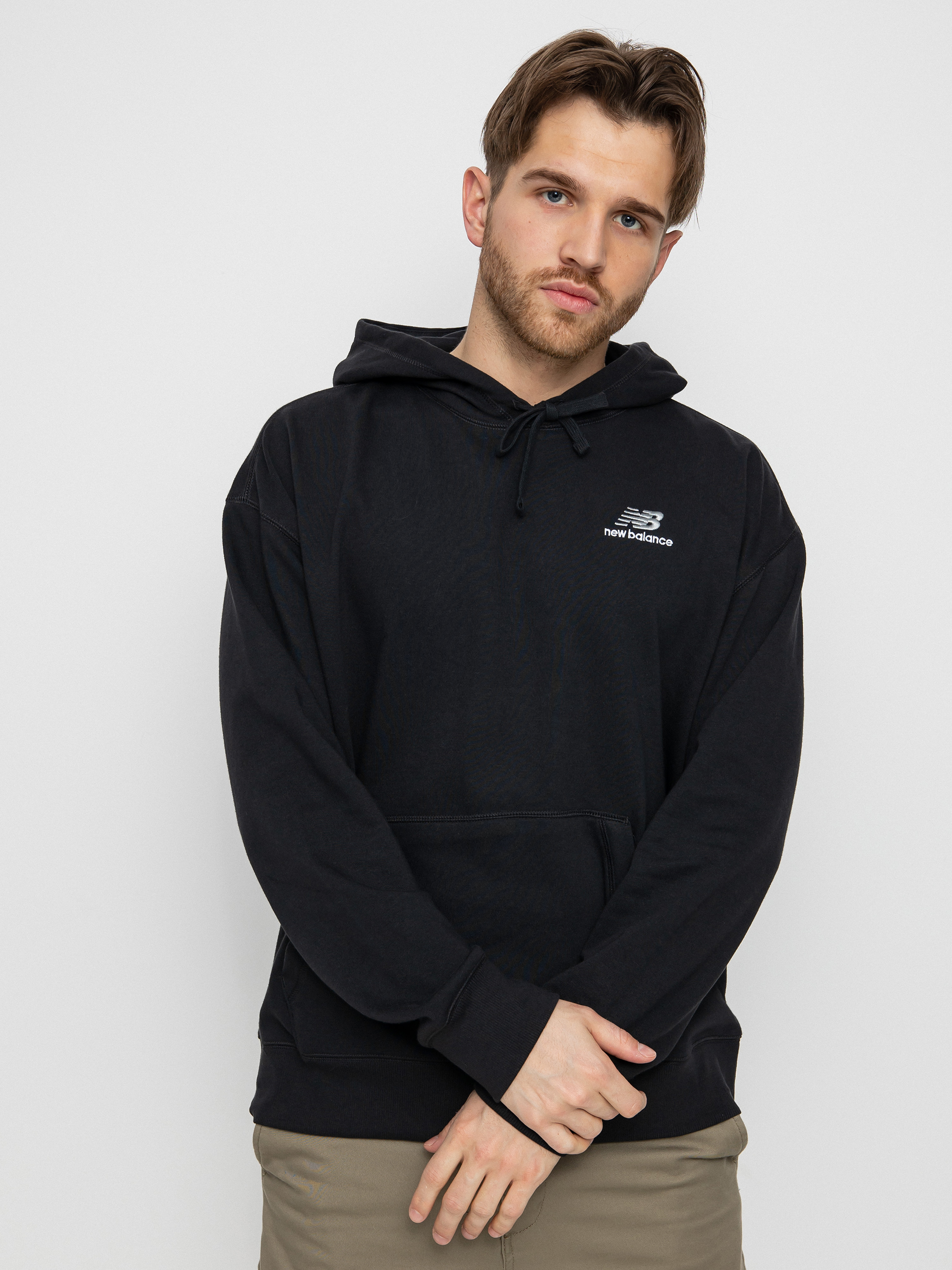 Bluza z kapturem New Balance Essentials uni ssentials HD (black)