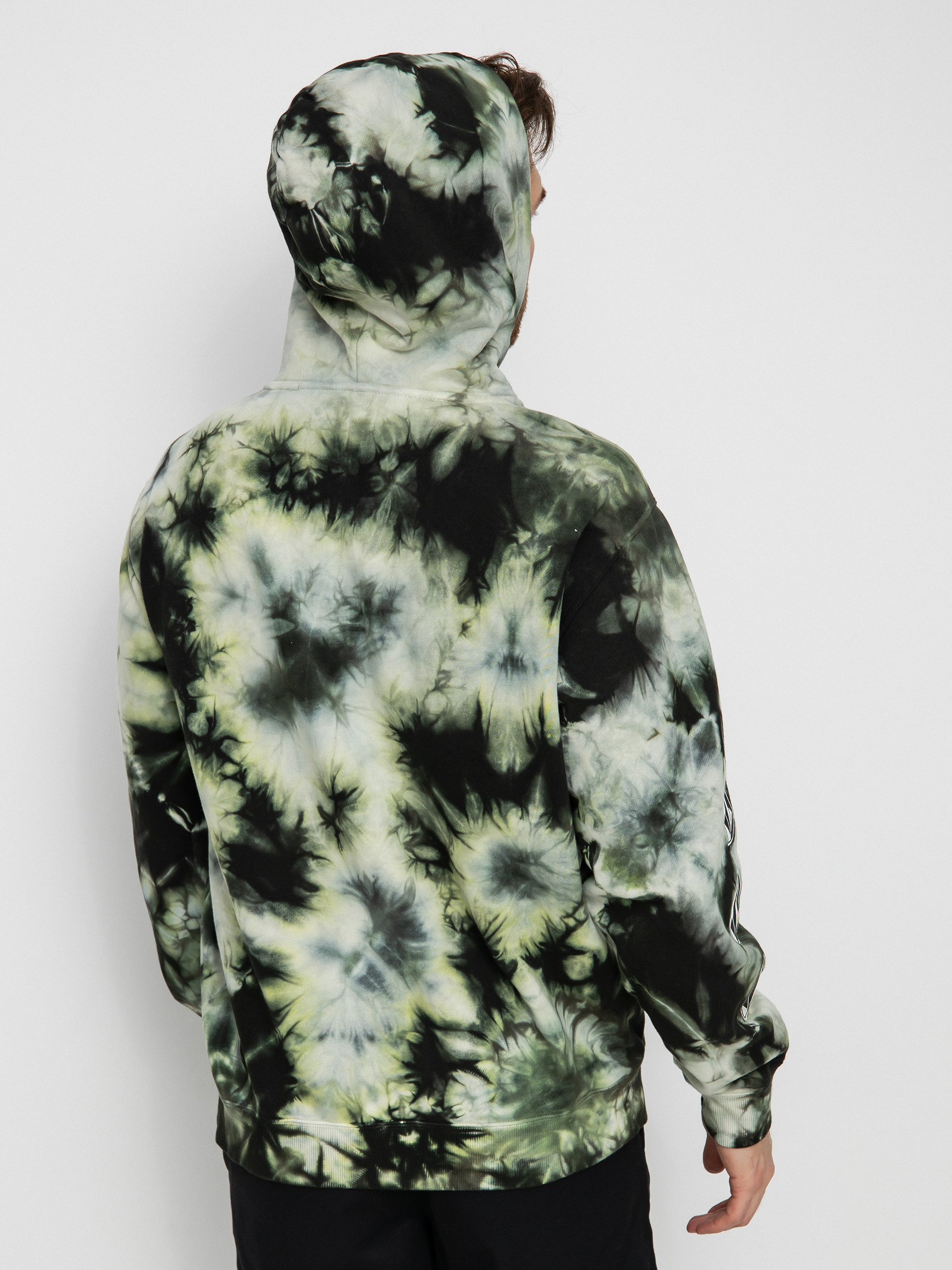 Bluza z kapturem Volcom Iconic Stone Plus HD (lime tie dye)