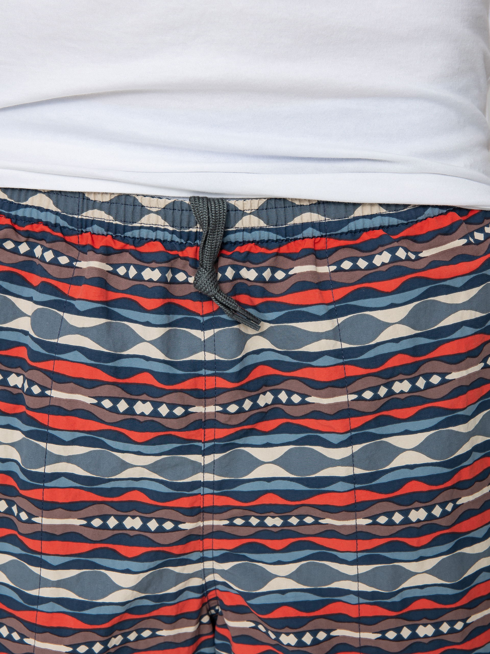 Szorty Patagonia Baggies Longs 7 in (coast highway multi sumac red)