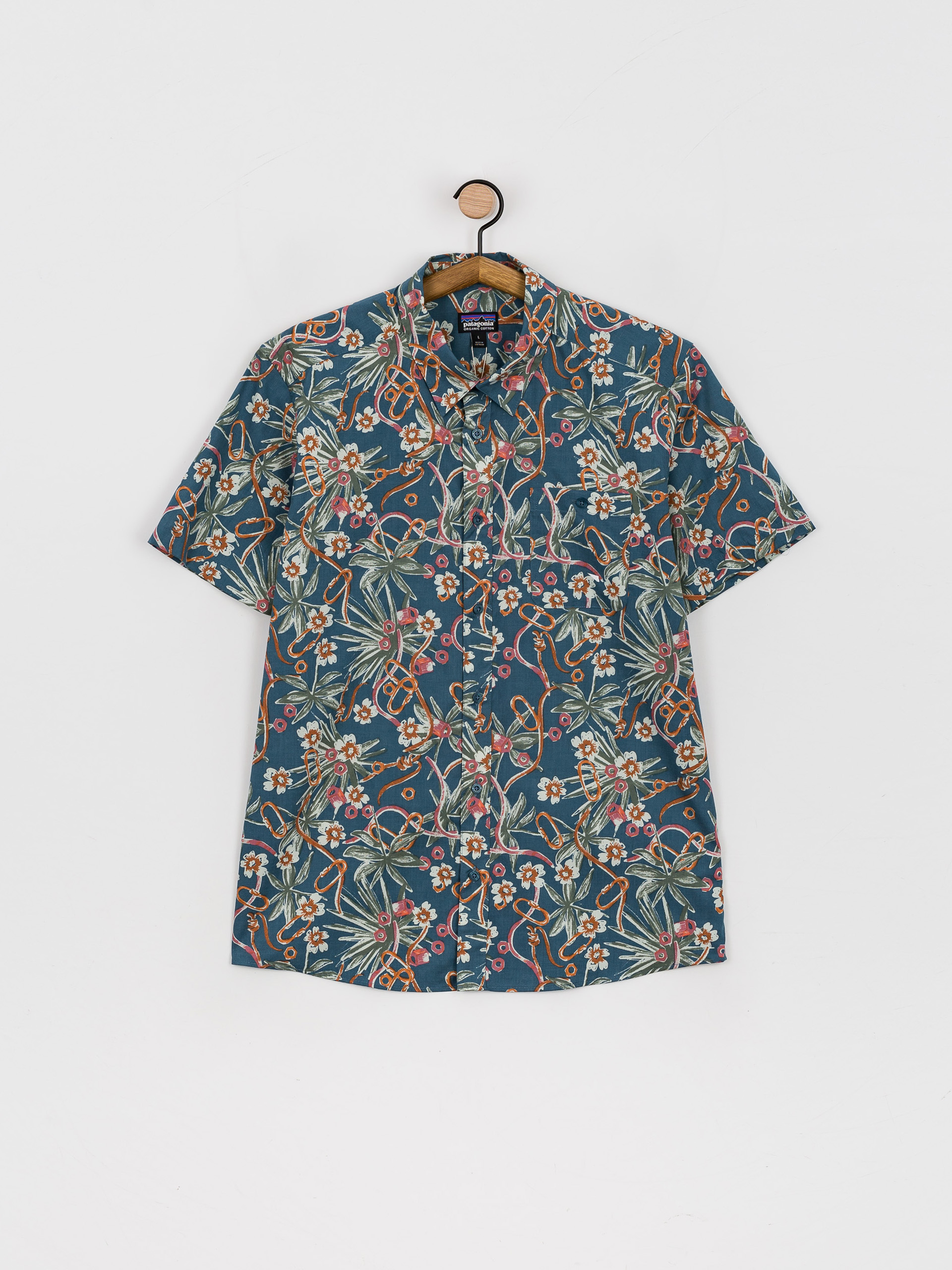 Koszula Patagonia Go To Shirt (dirt bags multi abalone blue)