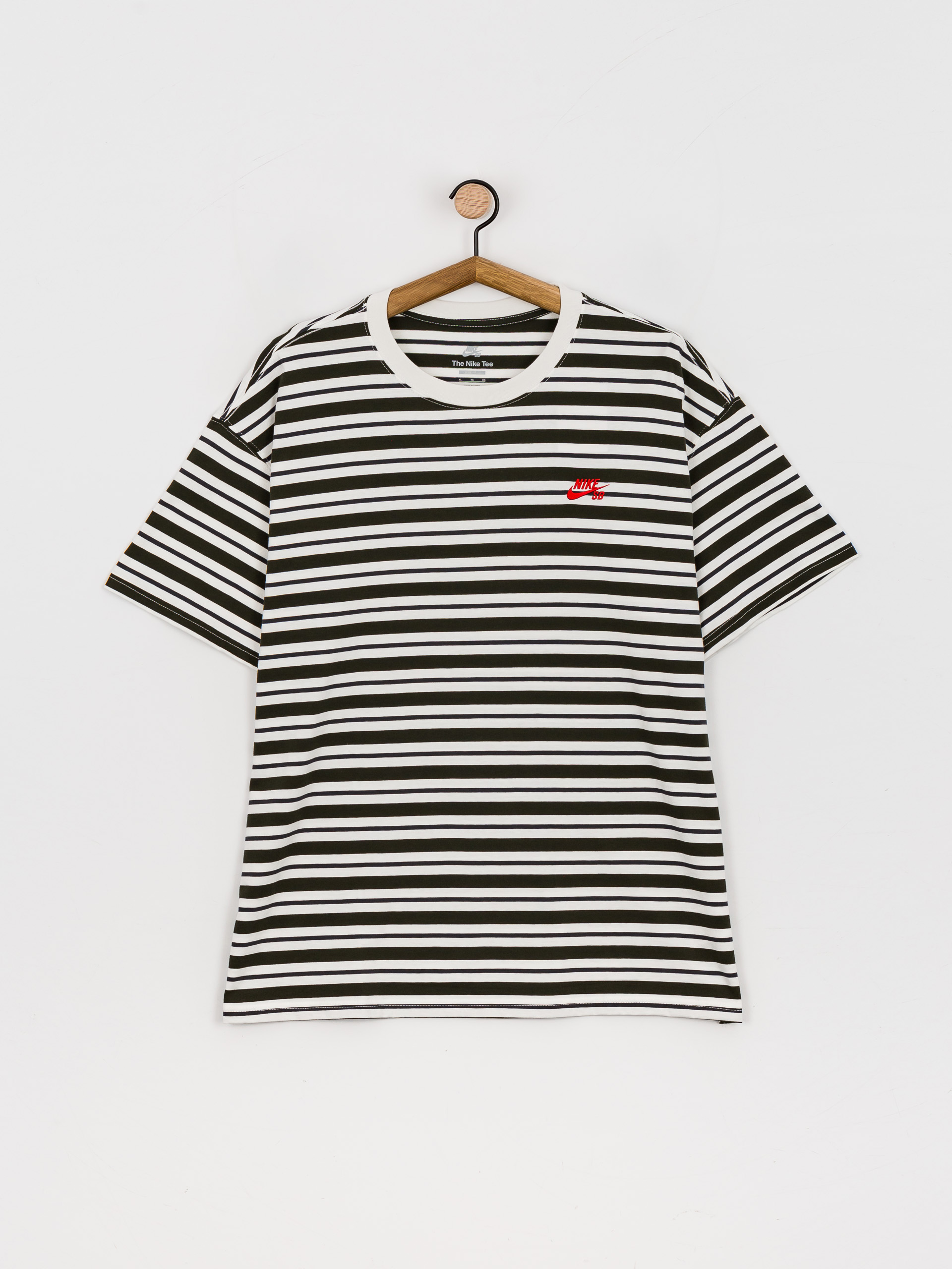 T-shirt Nike SB YD Stripe (sail/dk smoke grey/sequoia)