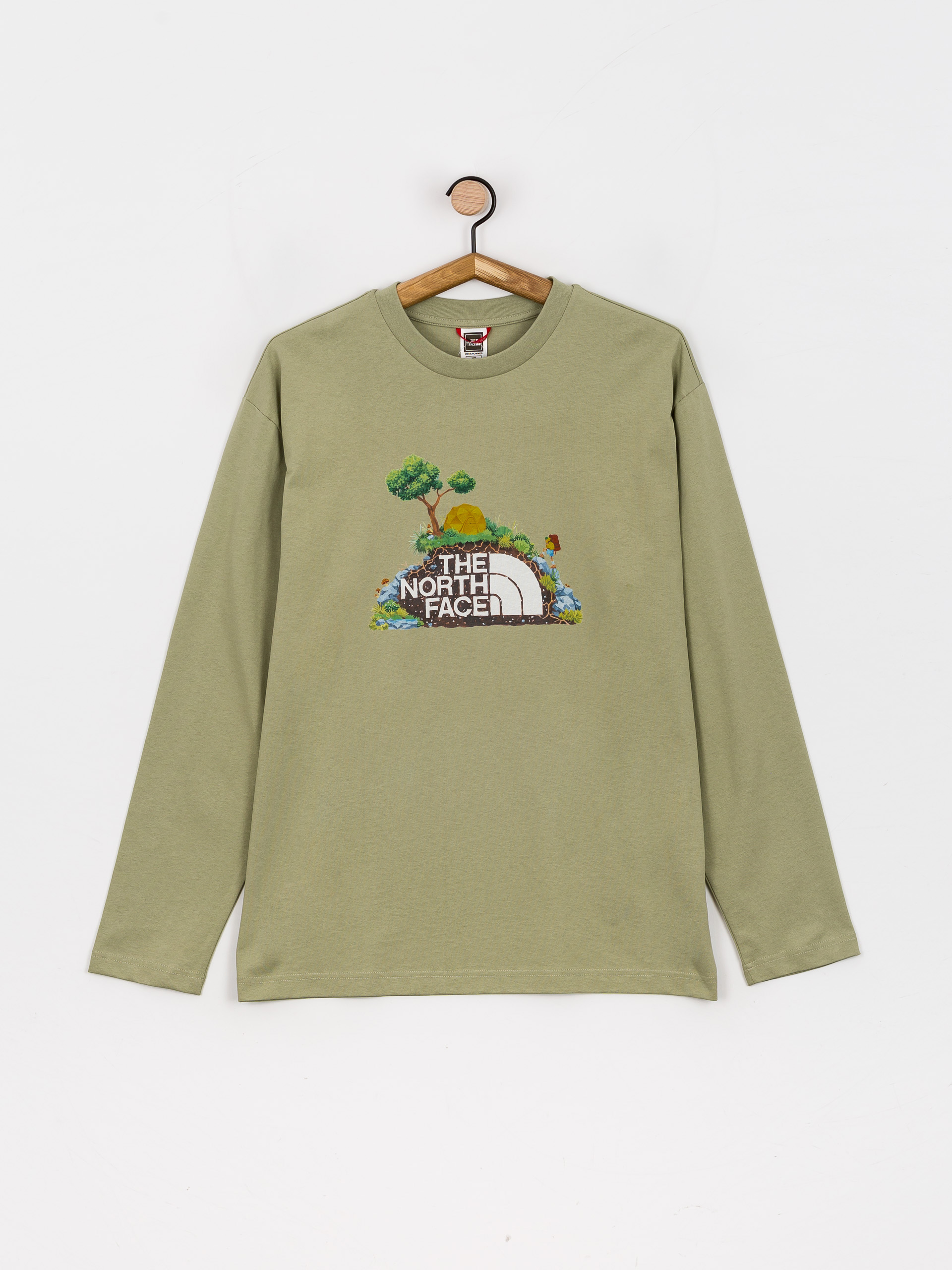 Longsleeve The North Face Heritage Graphic (tea green)