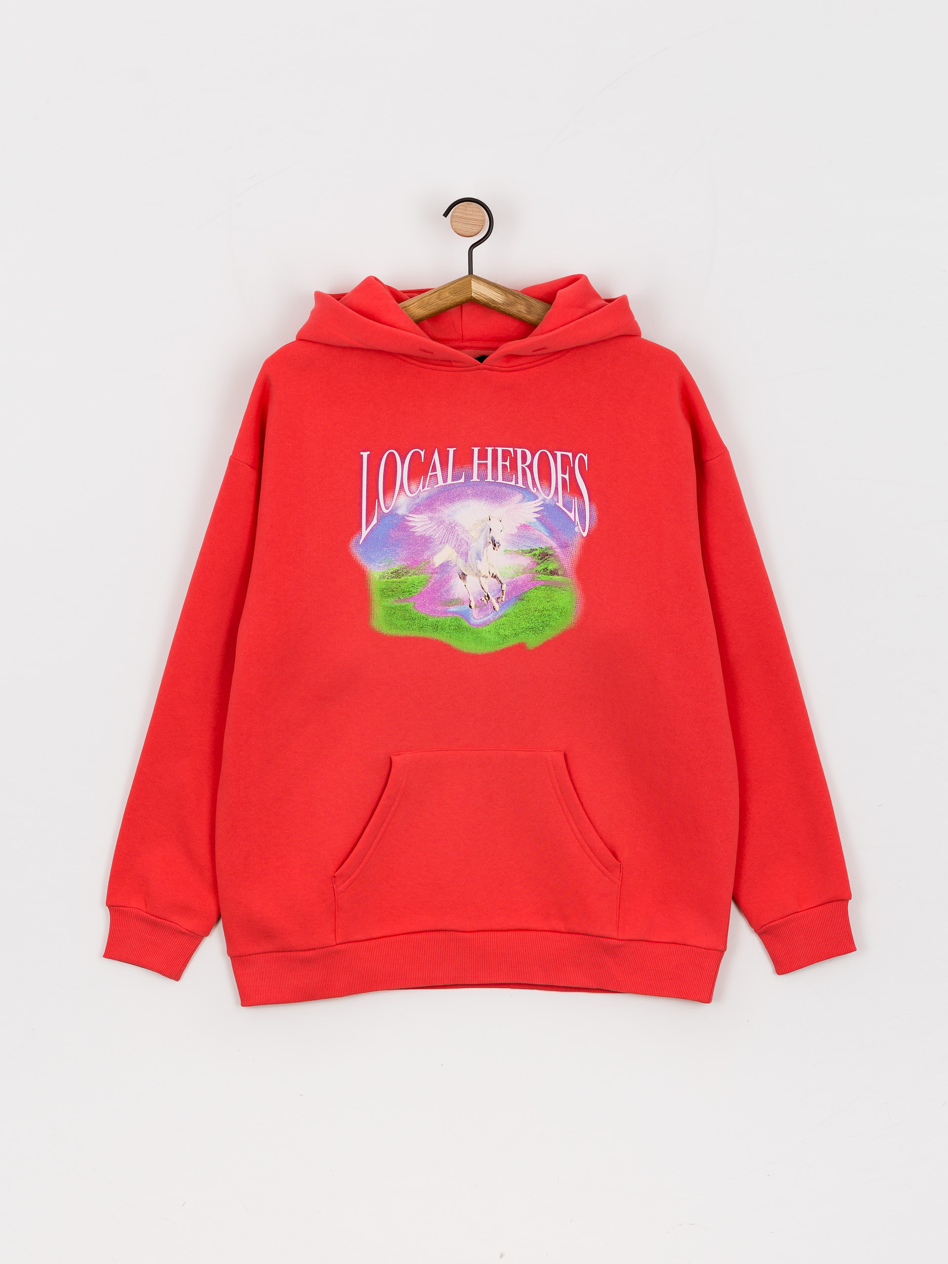 Bluza z kapturem Local Heroes Utopia HD Wmn (coral)