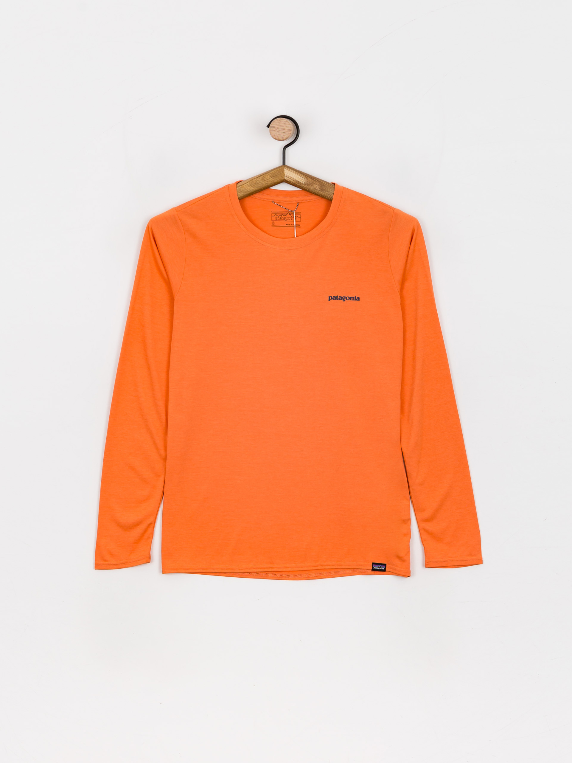 Longsleeve Patagonia Cap Cool Daily Graphic Wmn (boardshort logo tigerlily orange x-dye)