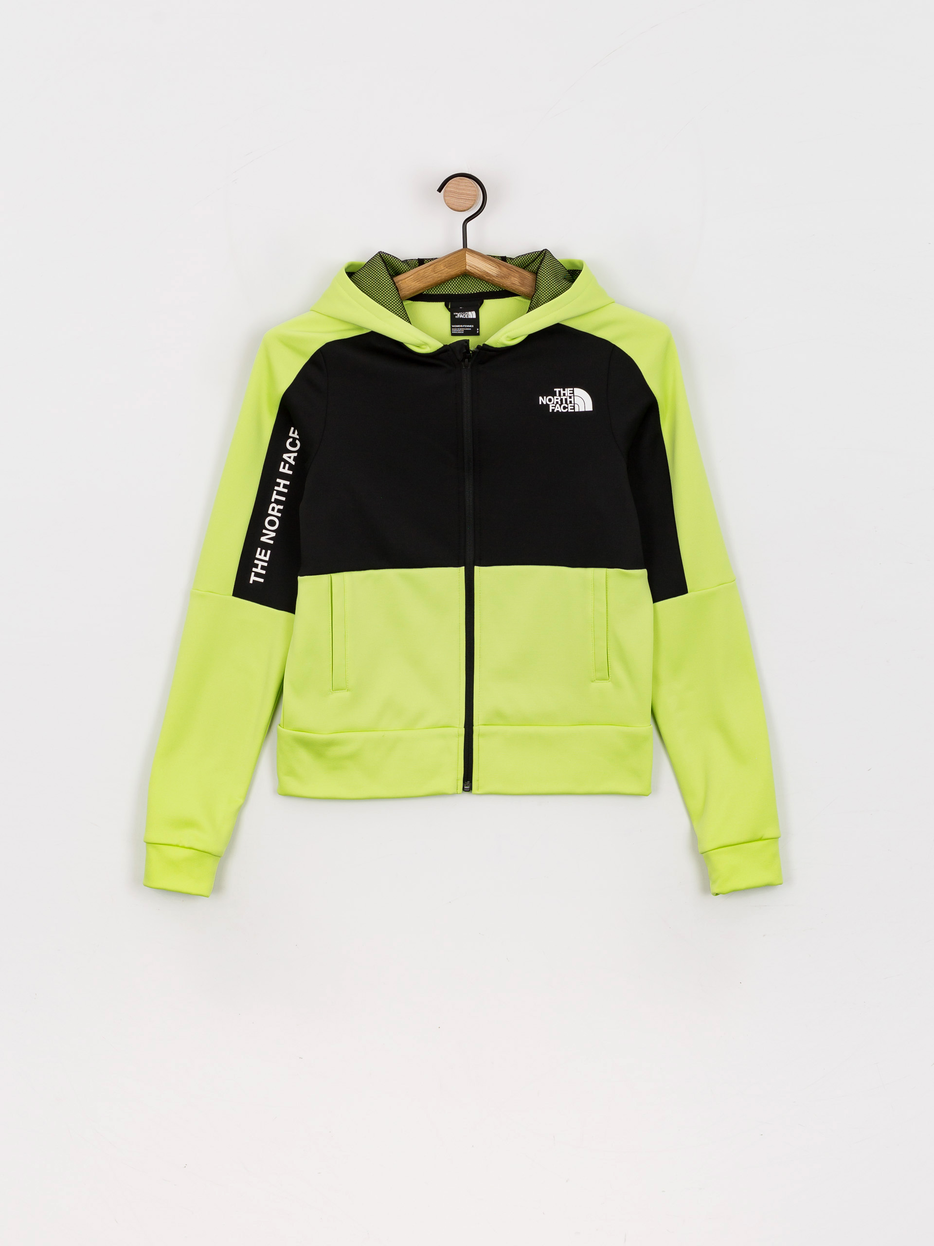 Bluza z kapturem The North Face Ma ZHD Wmn (sharp green/tnf black)