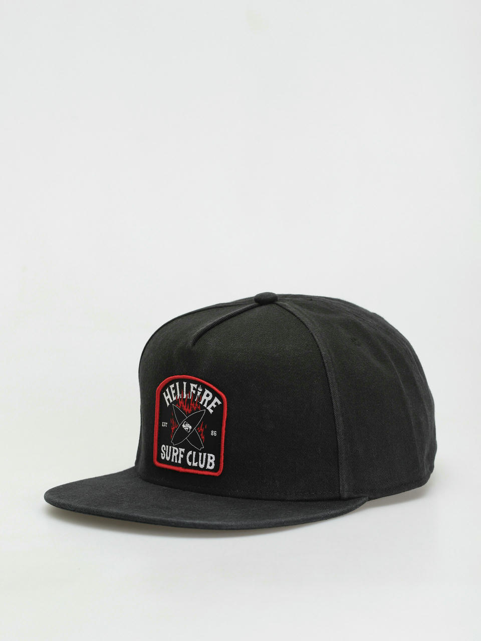 Czapka z daszkiem Quiksilver X Stranger Things Upside Down 5 Panel (black)