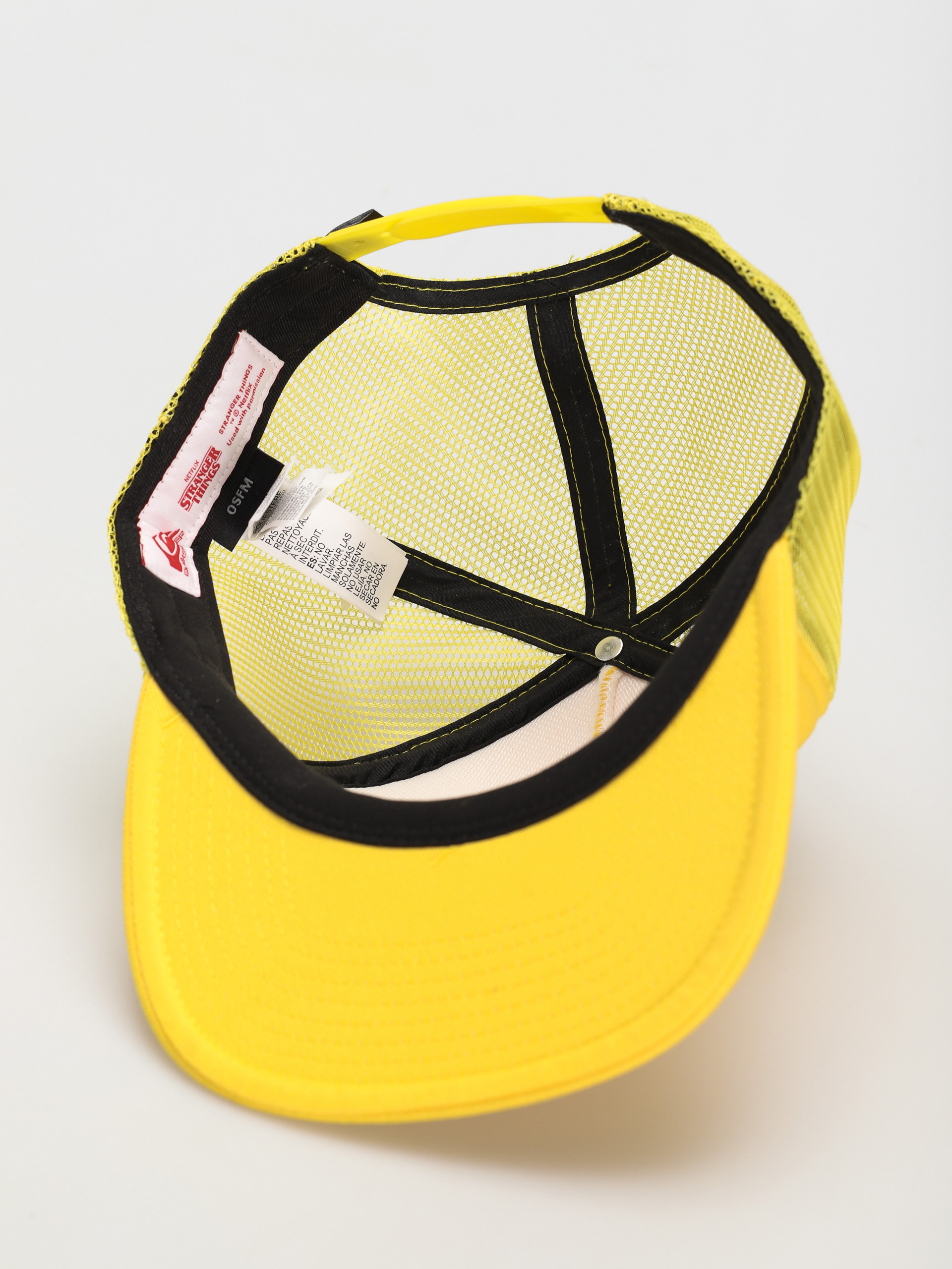 Czapka z daszkiem Quiksilver X Stranger Things Surfer Boy Trucker (lemon zest)