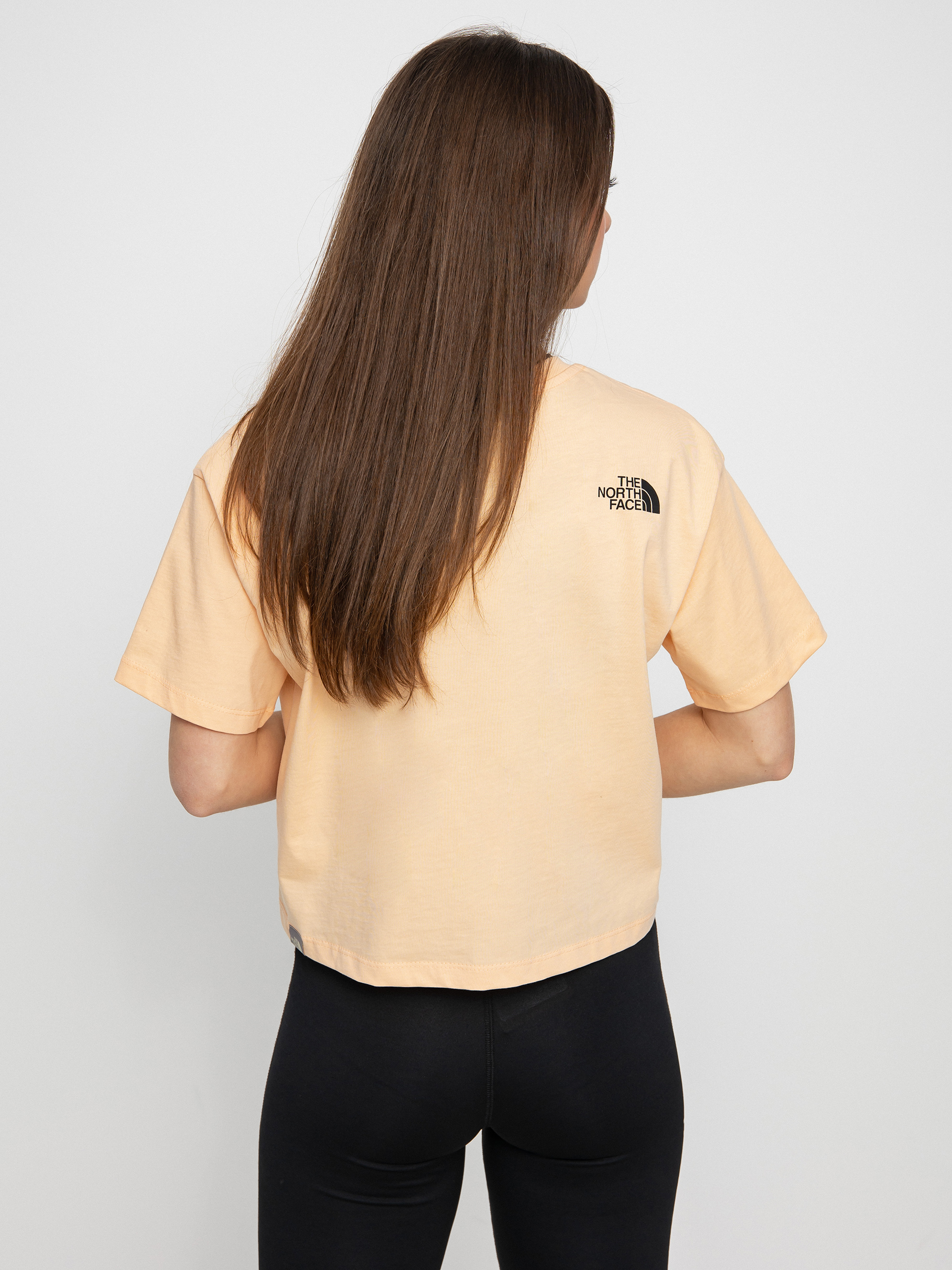 T-shirt The North Face Cropped Simple Dome Wmn (apricot ice)