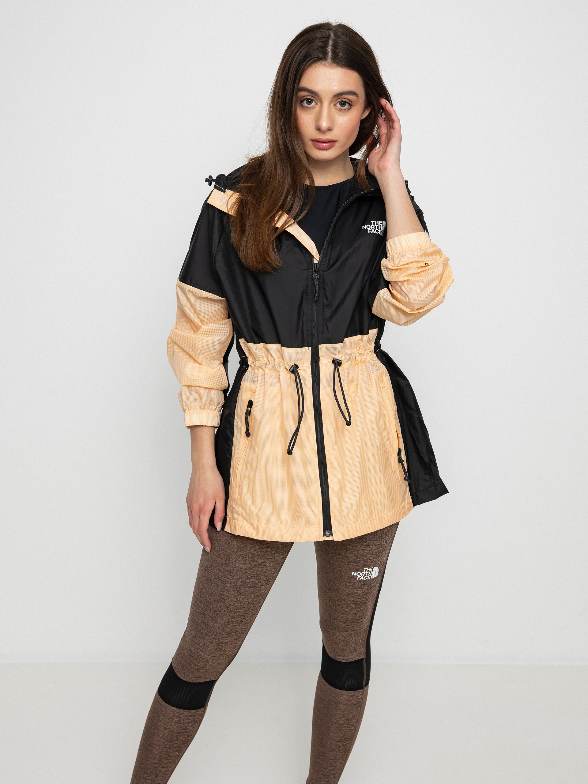 Kurtka The North Face Phlego Wind Wmn (apricot ice/tnf black)