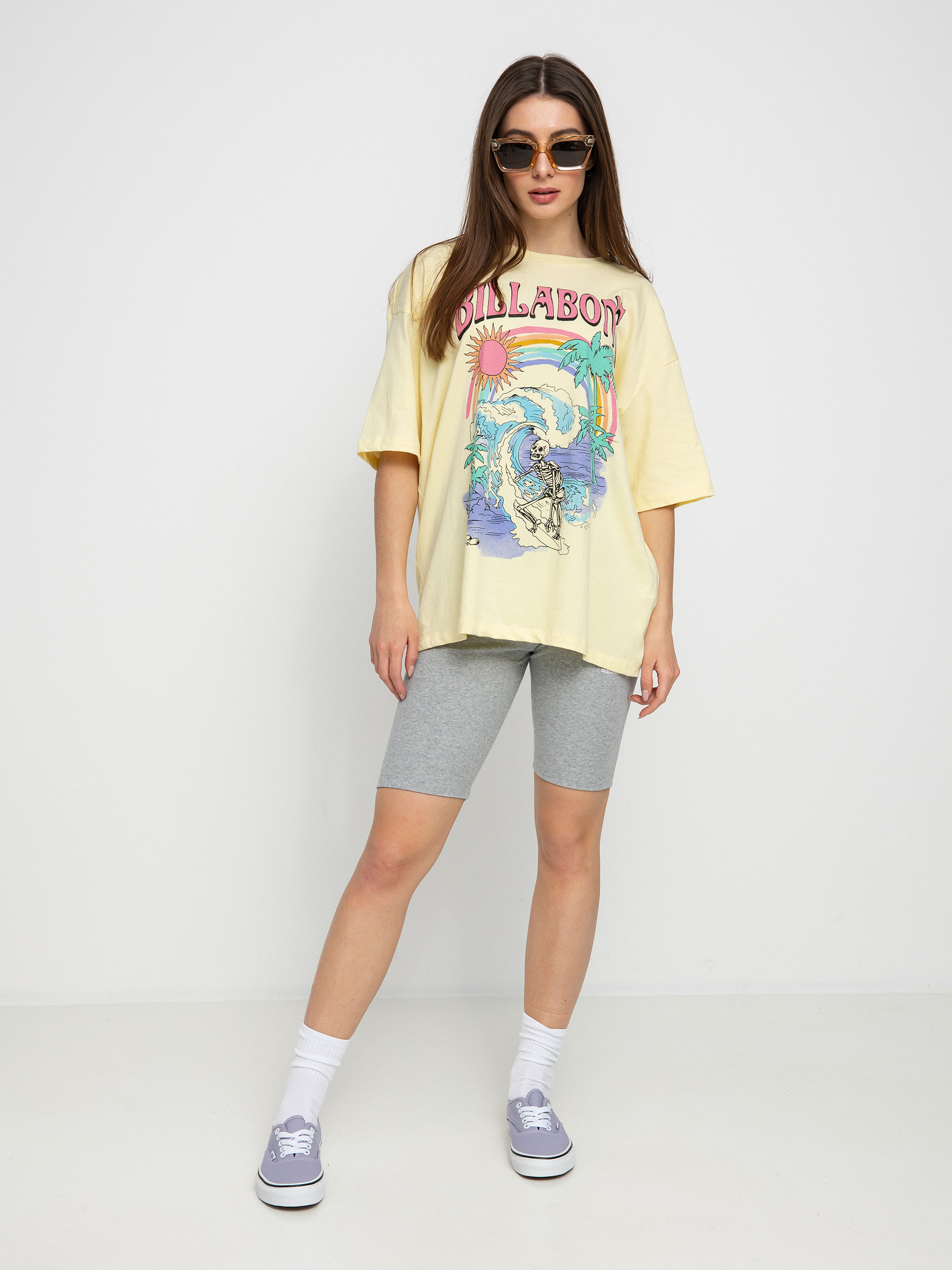 T-shirt Billabong Over The Rainbow Wmn (lemon drop)