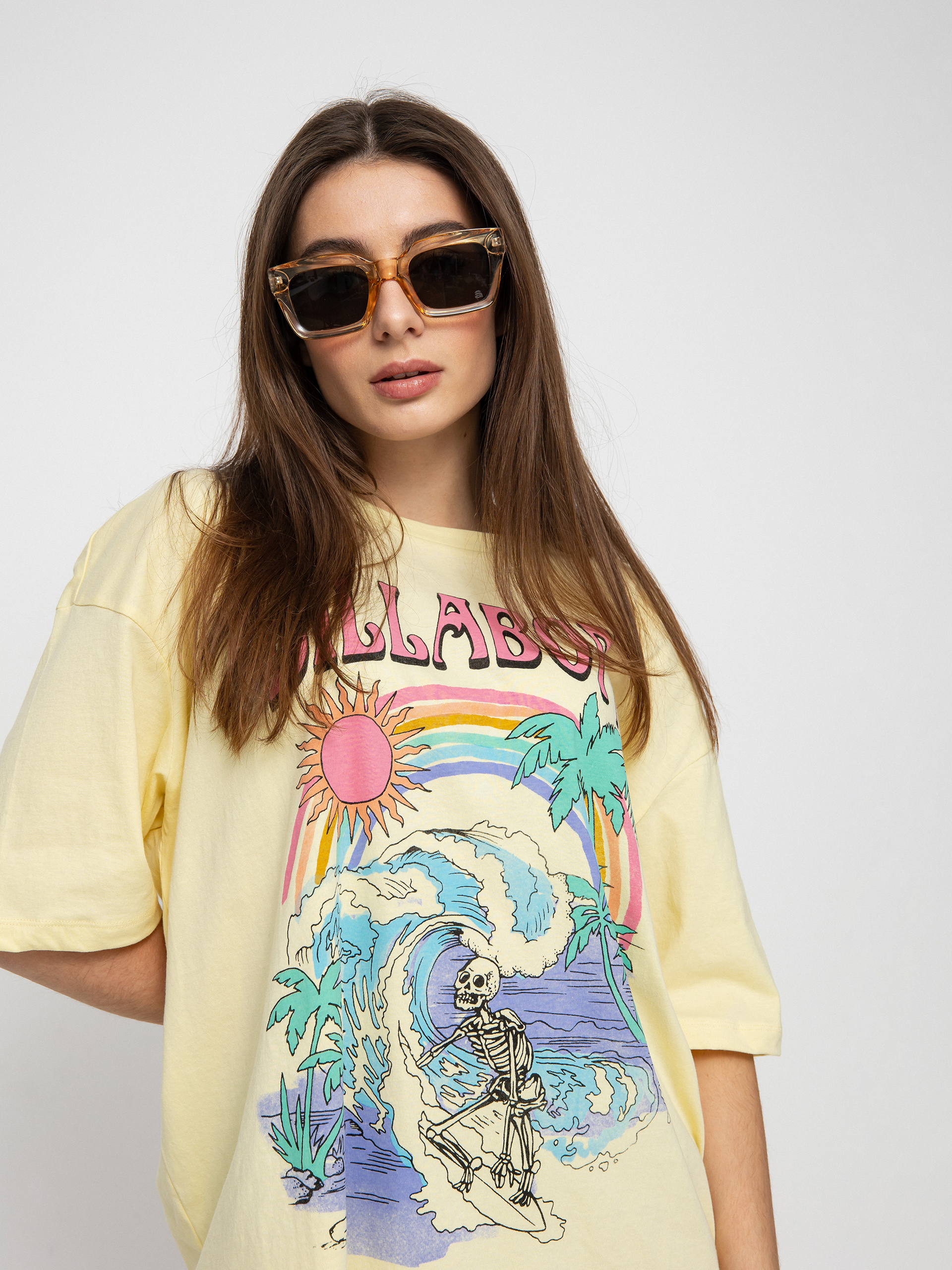 T-shirt Billabong Over The Rainbow Wmn (lemon drop)