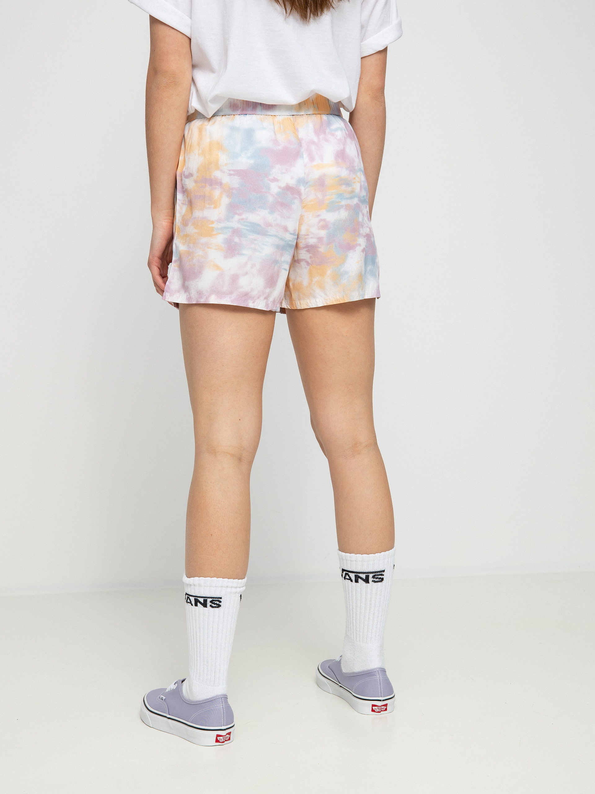 Szorty Vans Mascy Daze Tri Dye Woven Short Wmn (cradle pink)