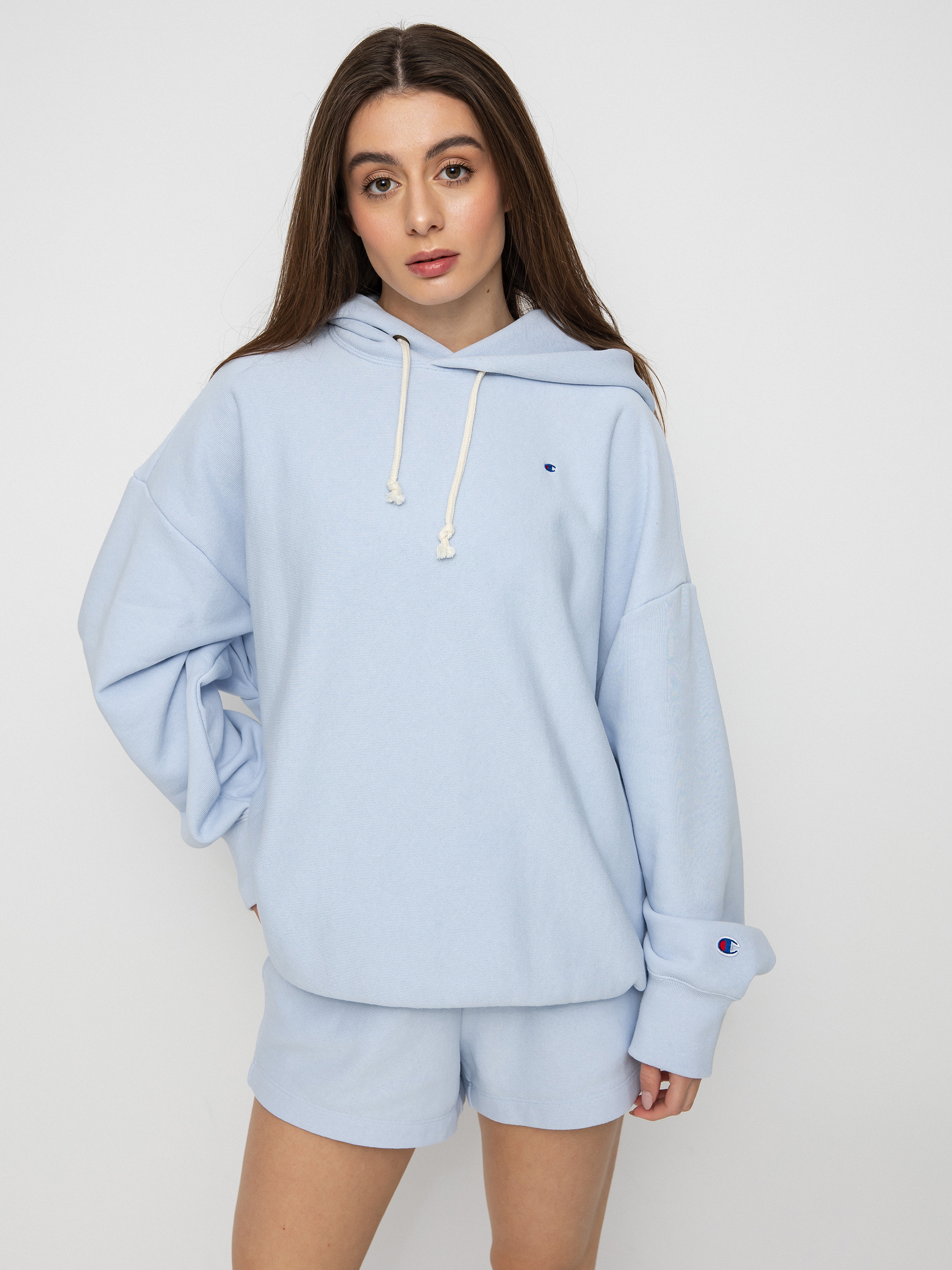 Bluza z kapturem Champion Hooded Sweatshirt 115152 HD Wmn (cod)