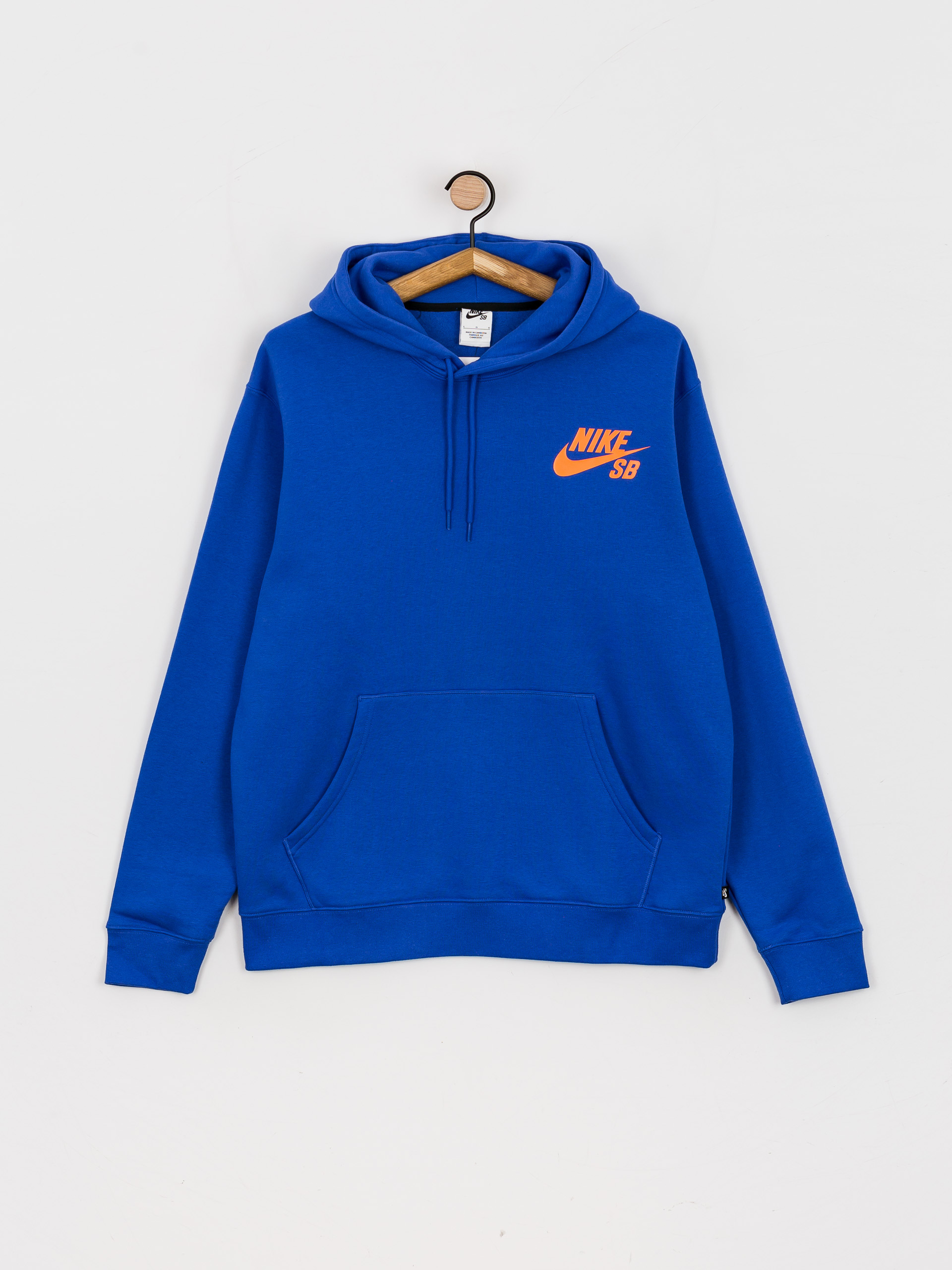 Bluza z kapturem Nike SB Icon HD (game royal/total orange)