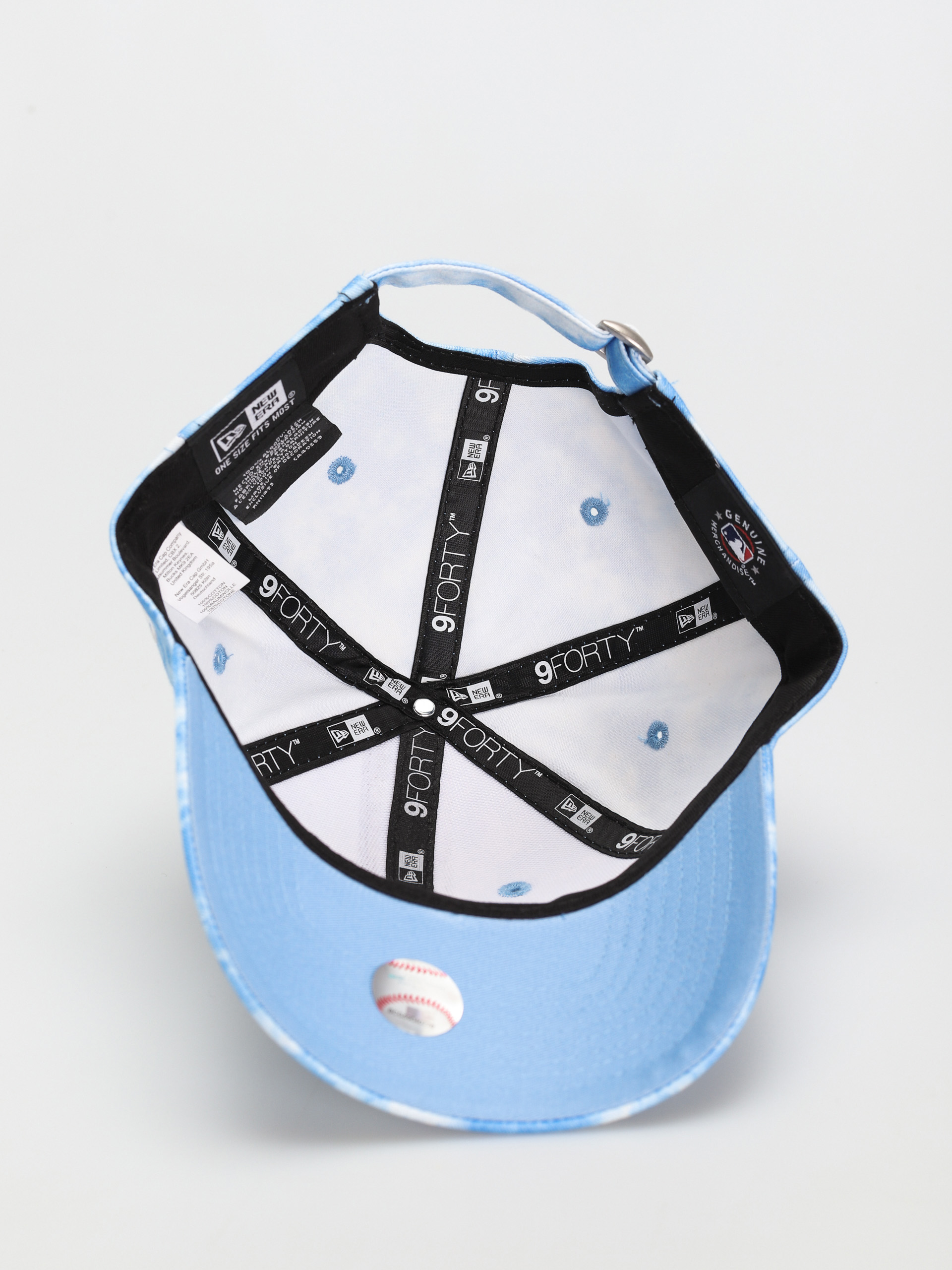 Czapka z daszkiem New Era New York Yankees Tie Dye 9 Forty Wmn (sky/white)