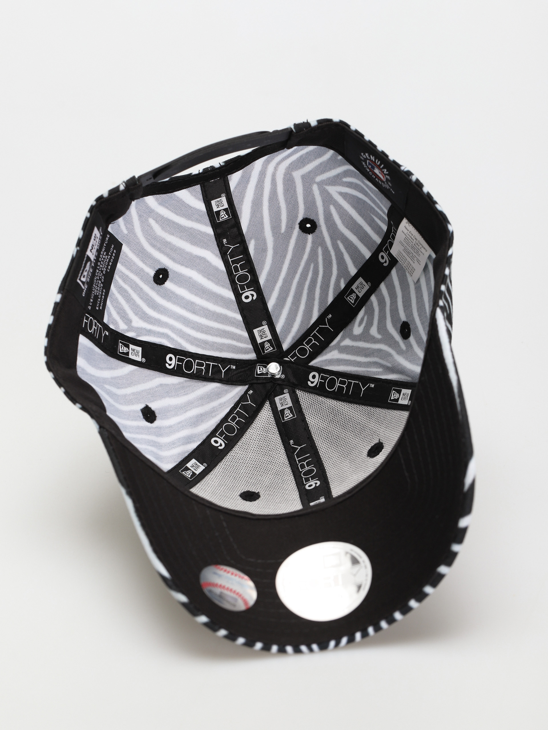 Czapka z daszkiem New Era Los Angeles Dodgers Animal Print 9 Forty Wmn (zebra/white)