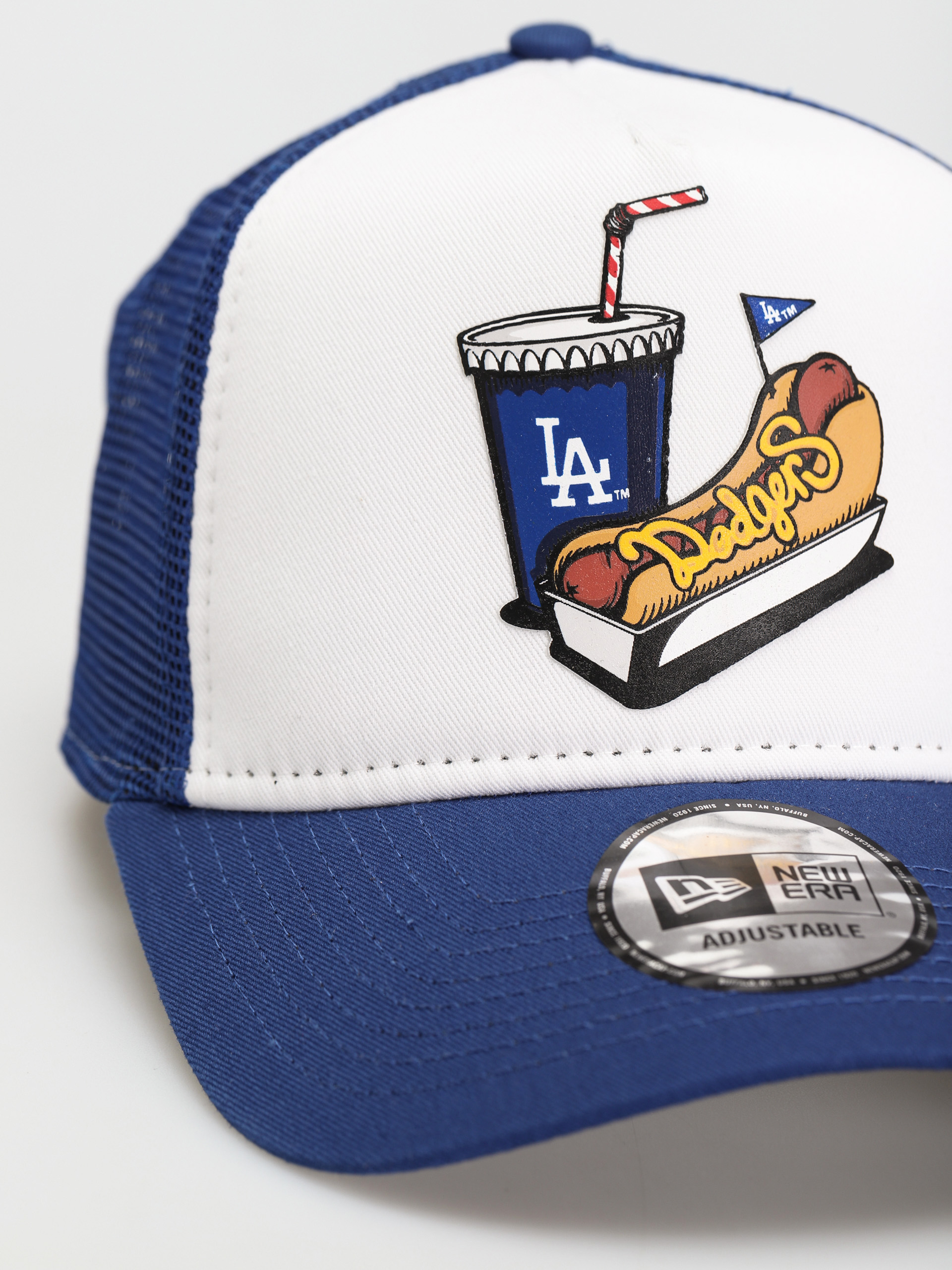Czapka z daszkiem New Era Los Angeles Dodgers Stadium Food Trucker (white/blue)