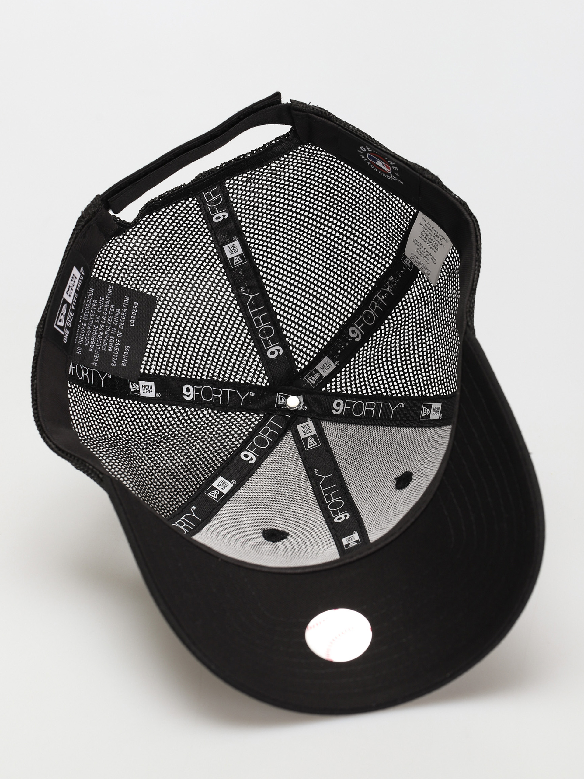 Czapka z daszkiem New Era New York Yankees 9 Forty Trucker (black)