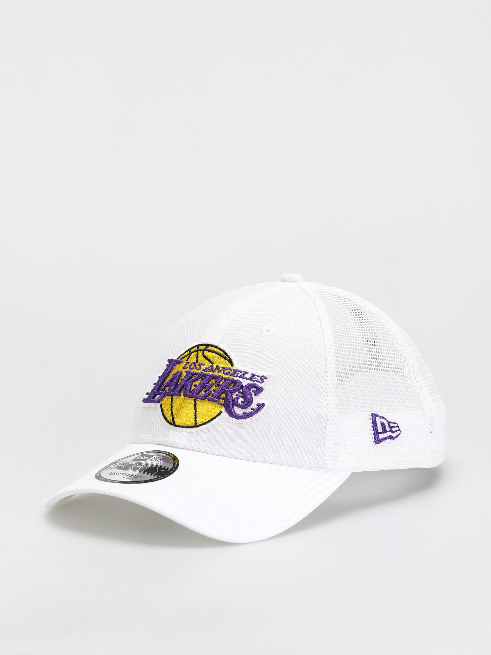 Czapka z daszkiem New Era Los Angeles Lakers 9 Forty Trucker (white)