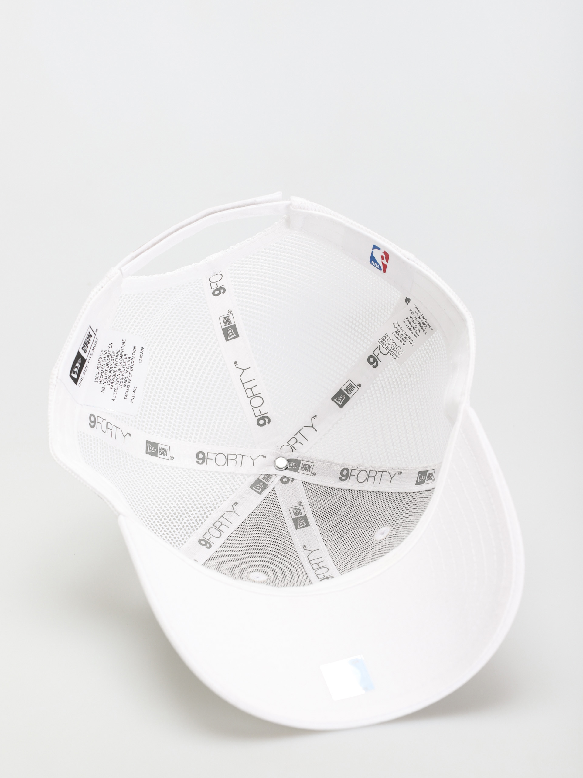 Czapka z daszkiem New Era Los Angeles Lakers 9 Forty Trucker (white)