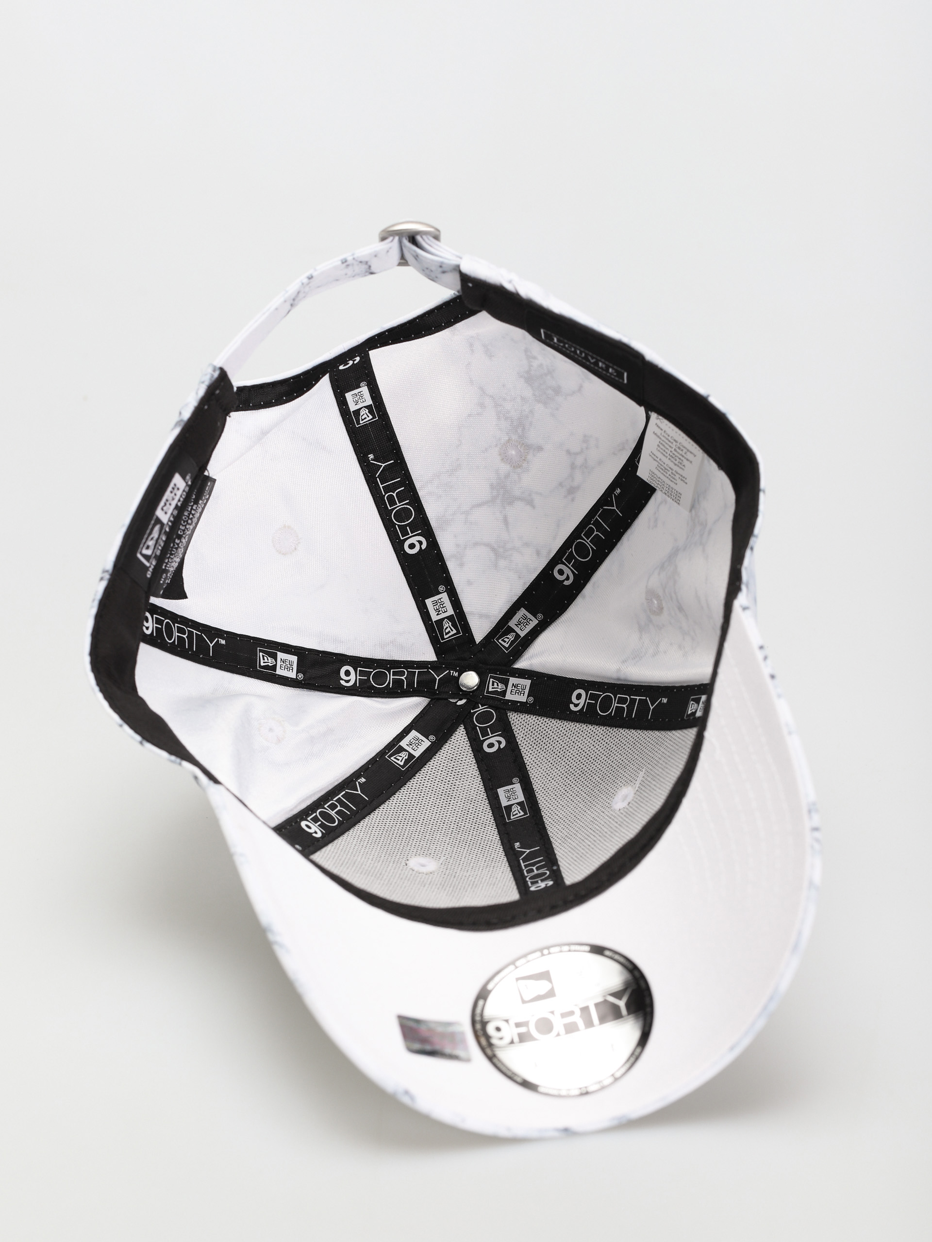 Czapka z daszkiem New Era Le Louvre 9 Forty (white)