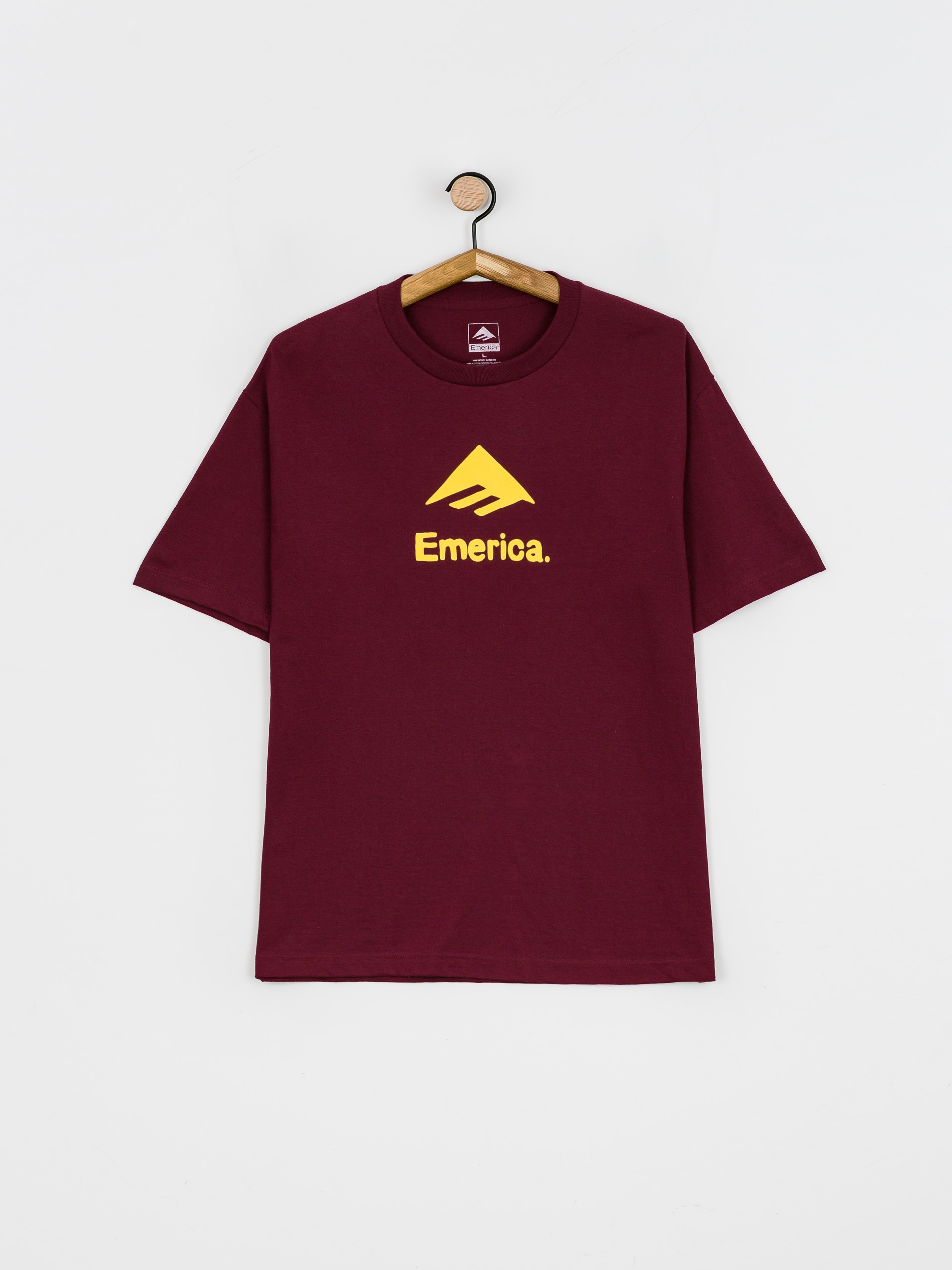 T-shirt Emerica Pavement (burgundy)