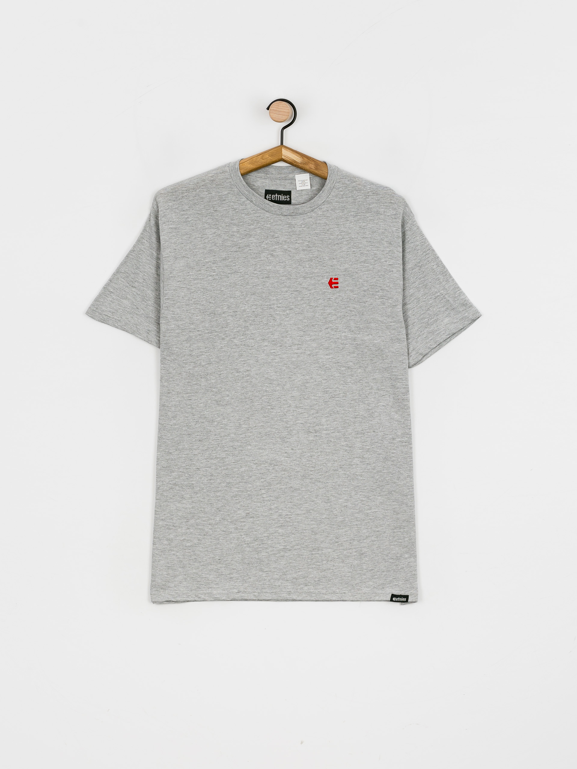 T-shirt Etnies Team Emb. (grey/red)
