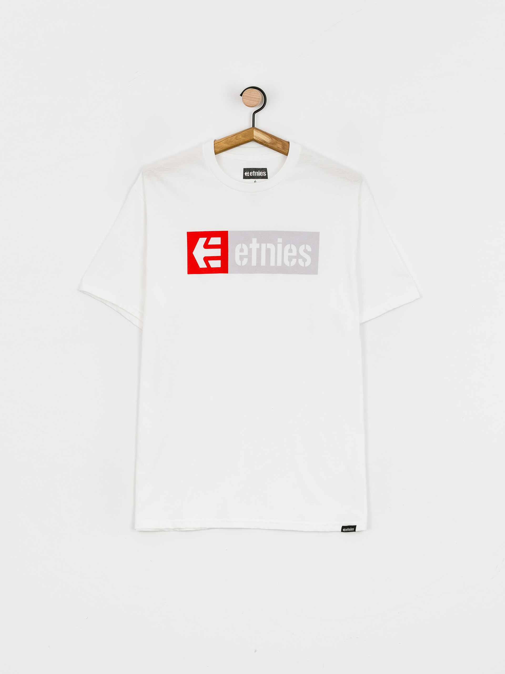 T-shirt Etnies New Box (white/grey/red)