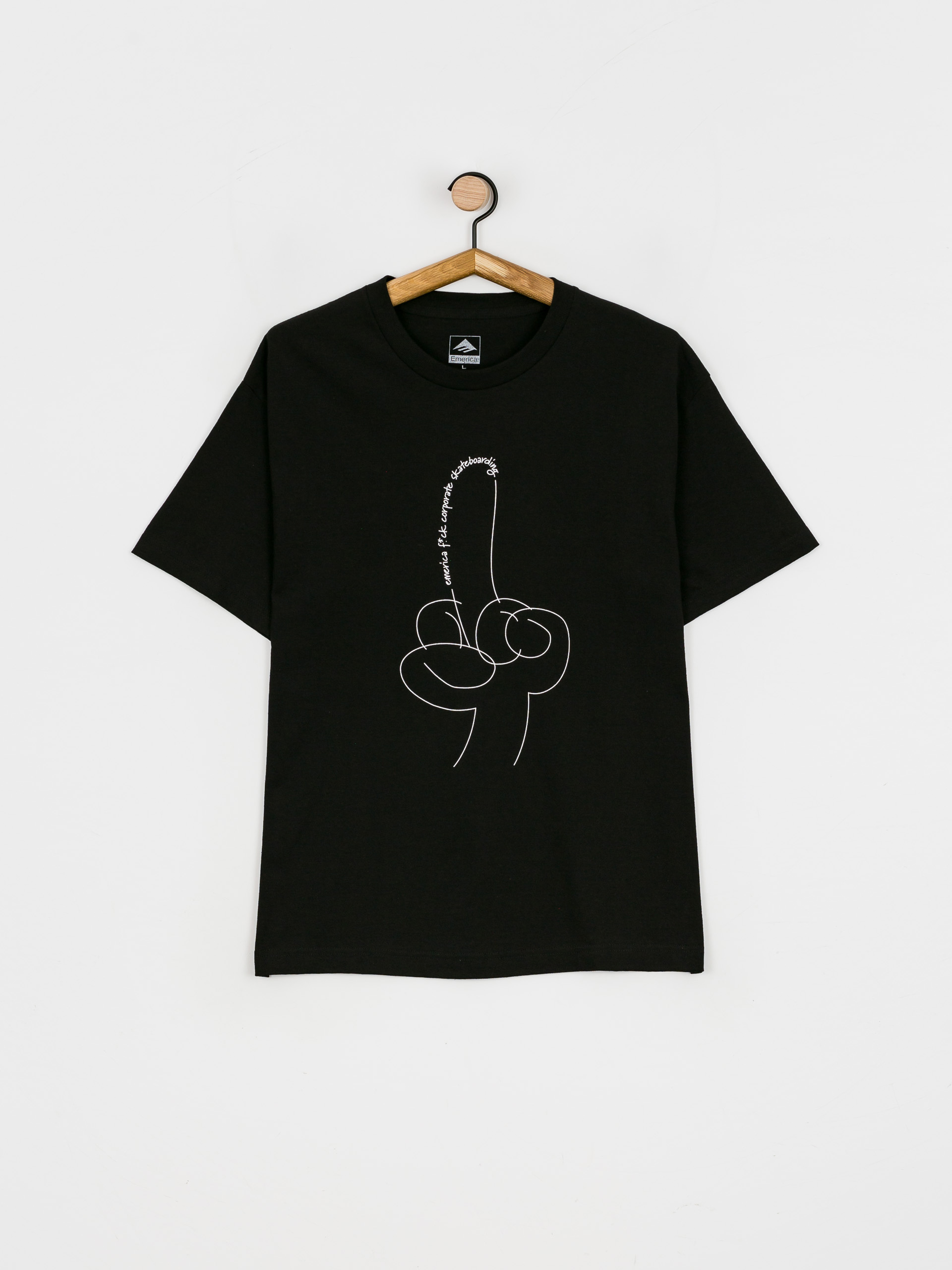 T-shirt Emerica Eff Corporate (black)