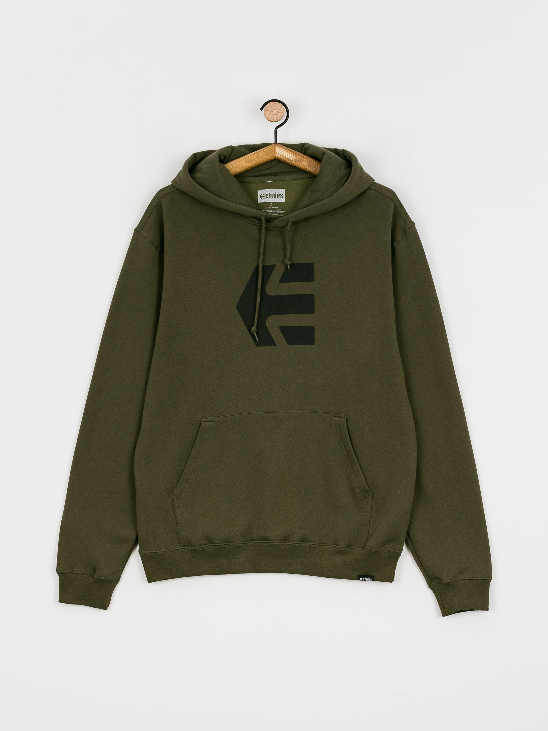 Bluza z kapturem Etnies Classic Icon HD (military)