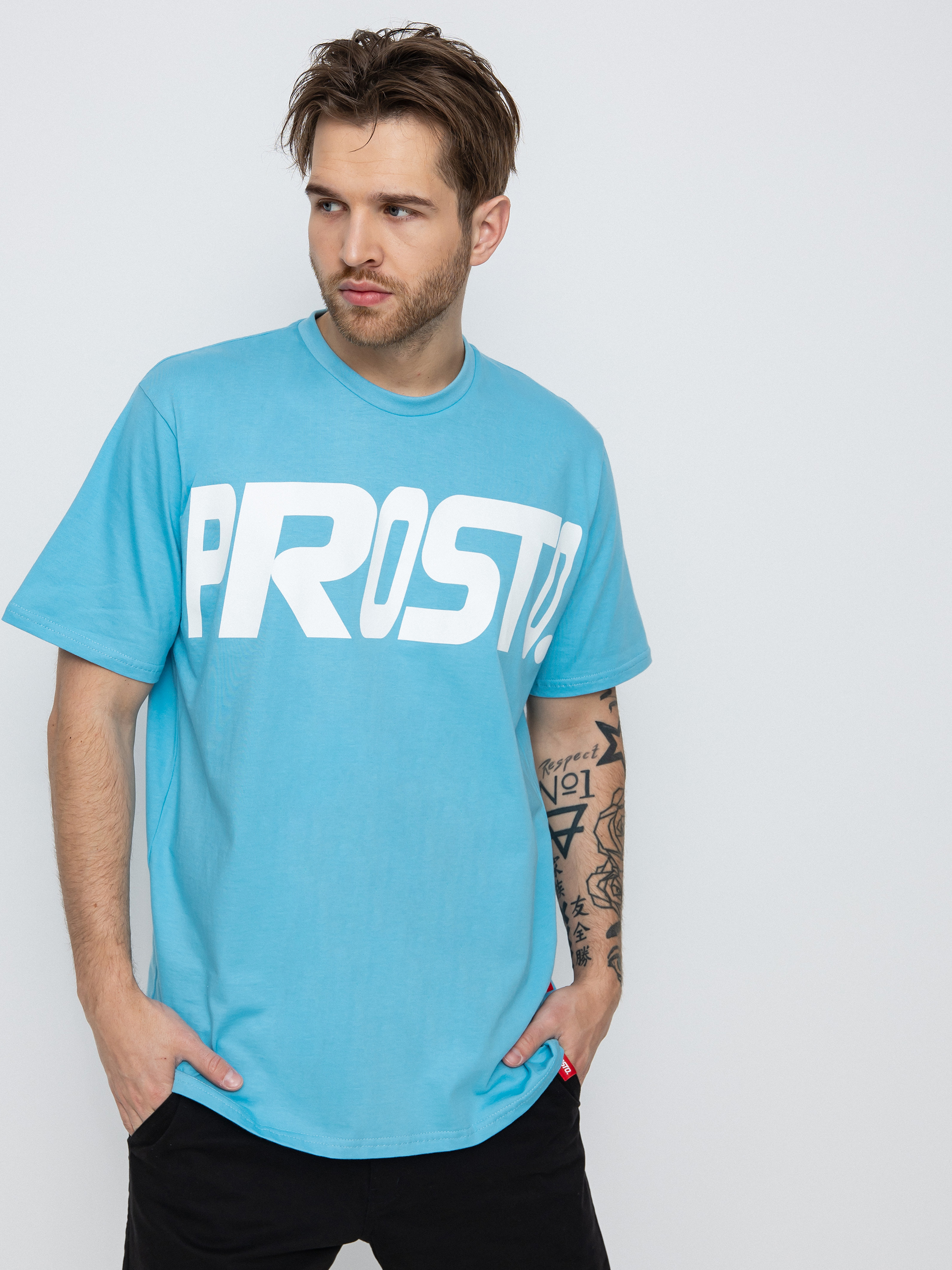 T-shirt Prosto Perspect (light blue)