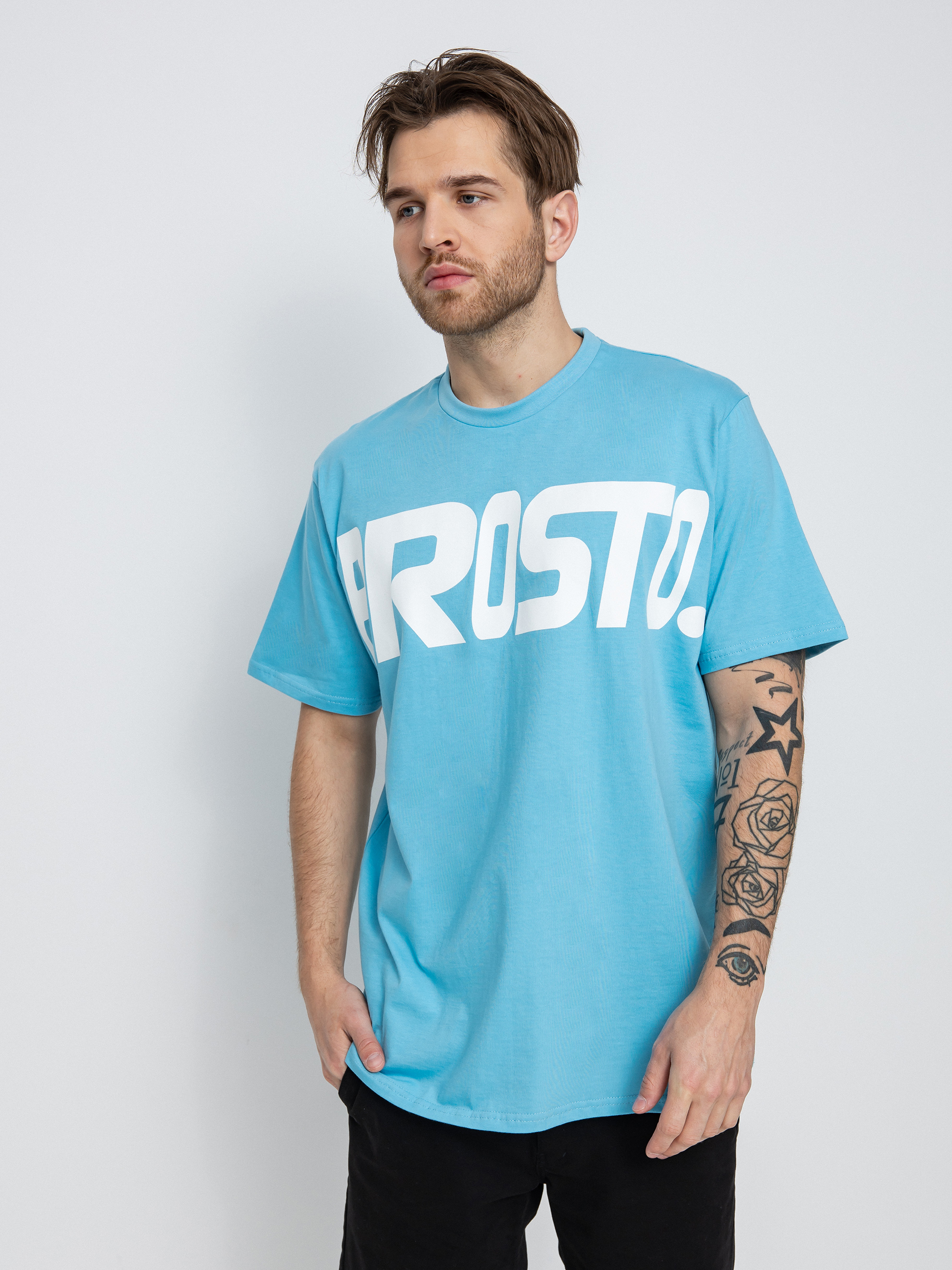 T-shirt Prosto Perspect (light blue)