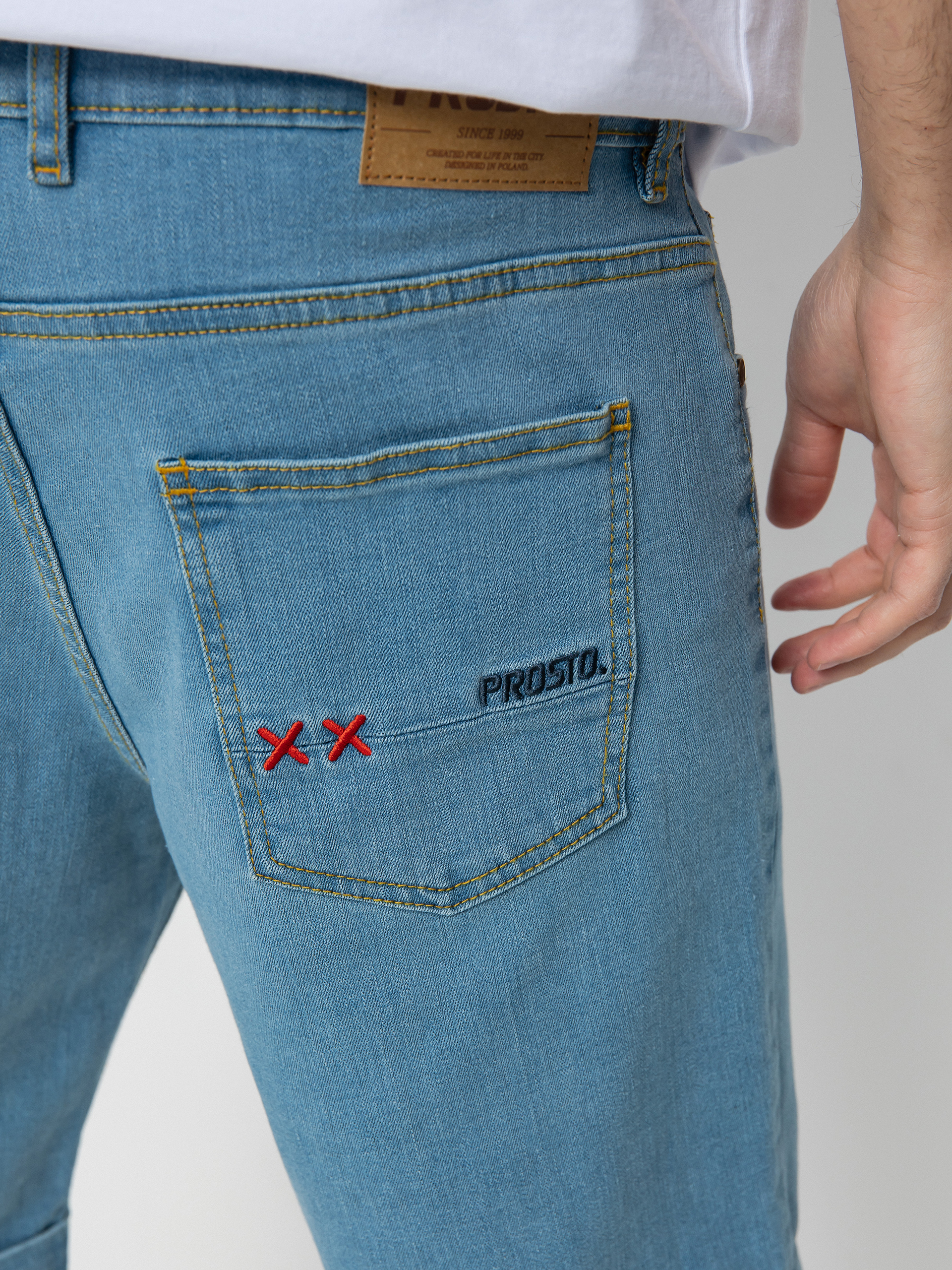 Szorty Prosto Elite (light blue)