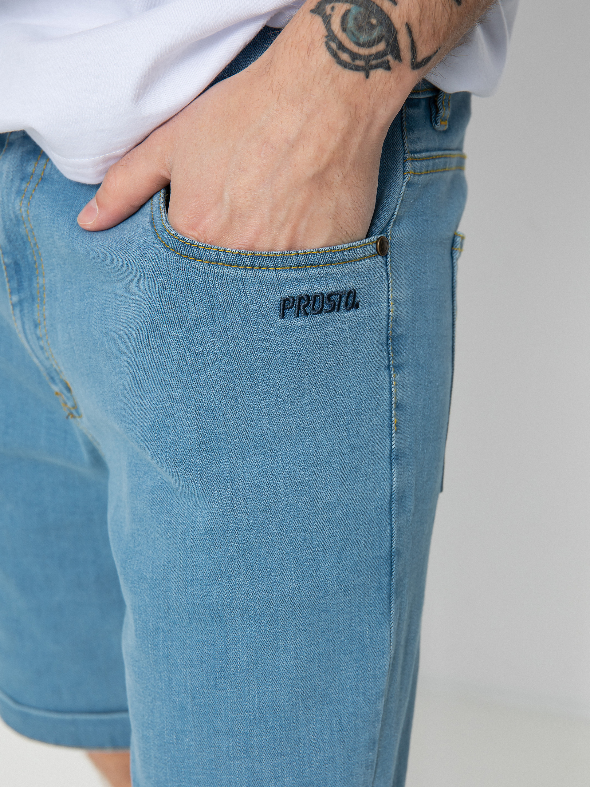 Szorty Prosto Elite (light blue)