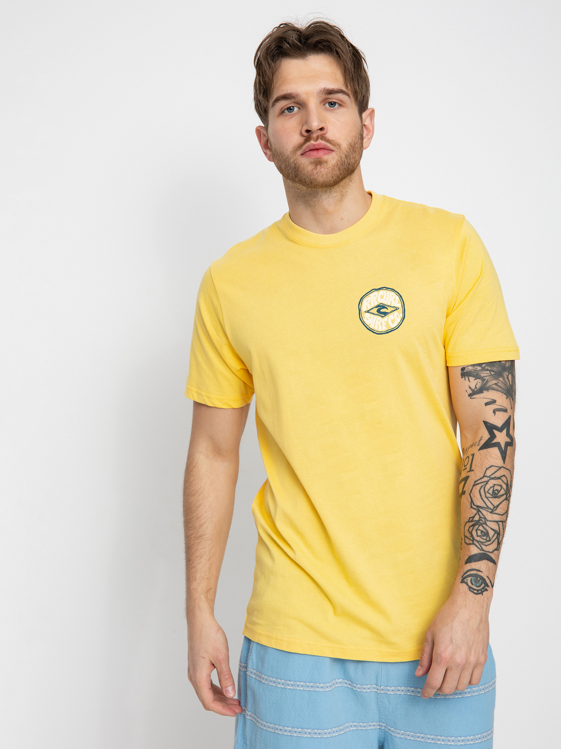 T-shirt Rip Curl Dams (retro yellow)