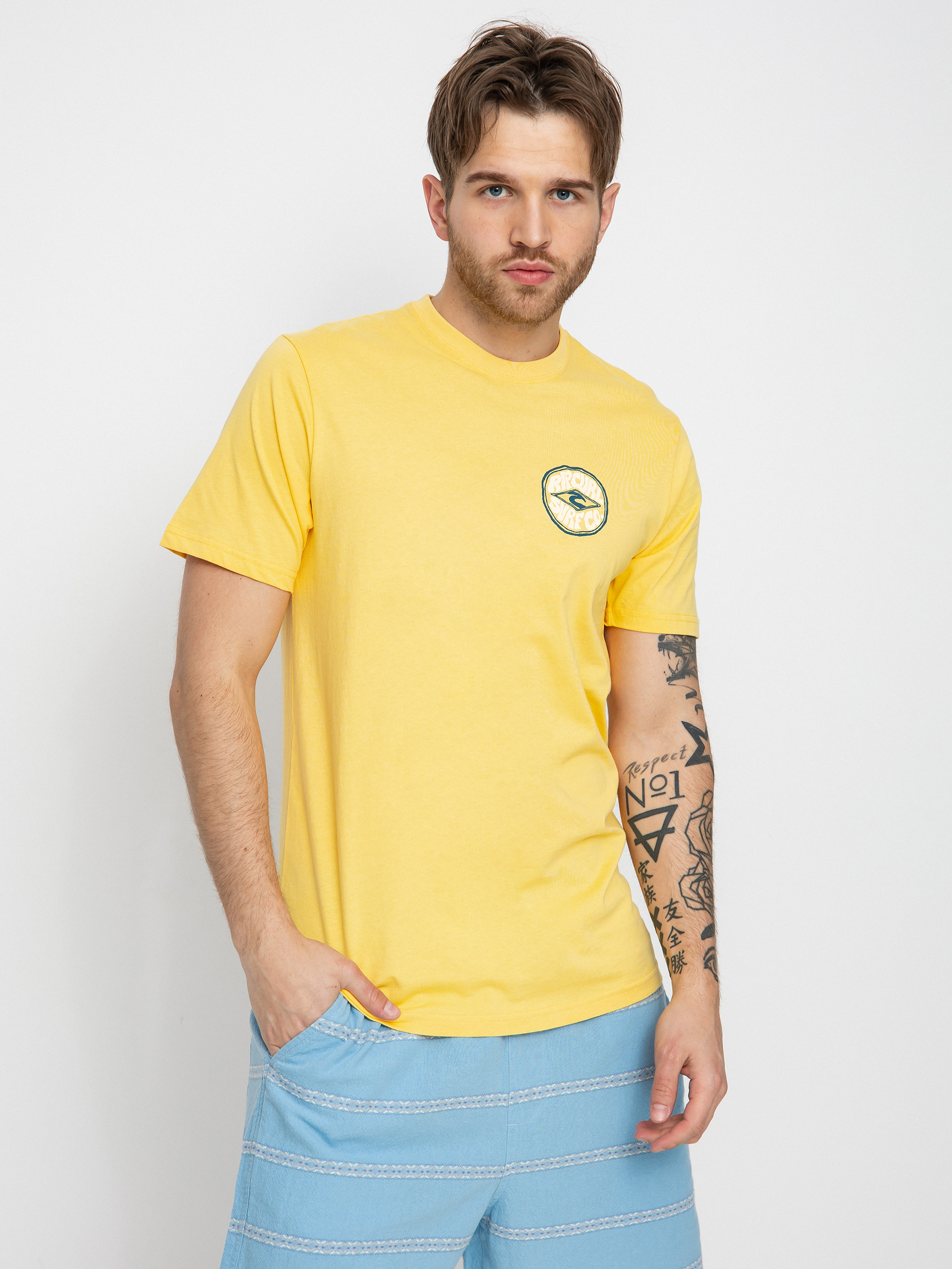 T-shirt Rip Curl Dams (retro yellow)