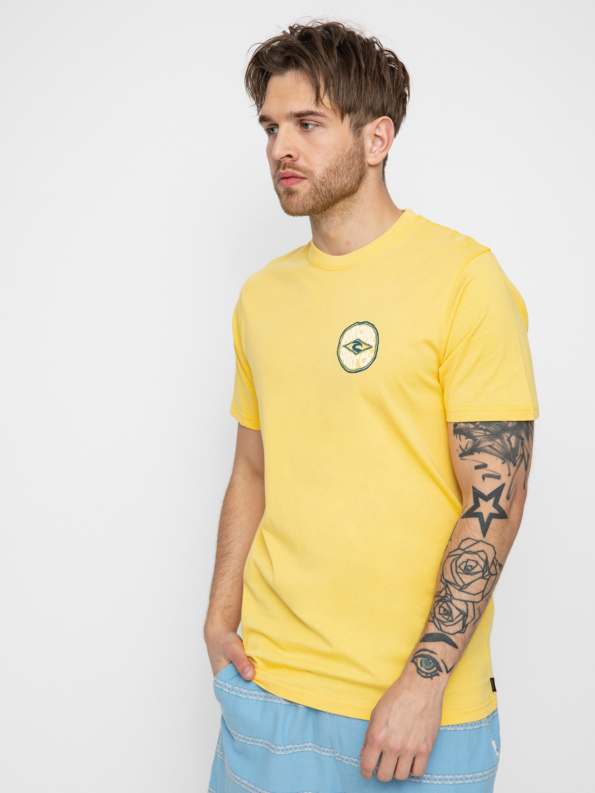 T-shirt Rip Curl Dams (retro yellow)