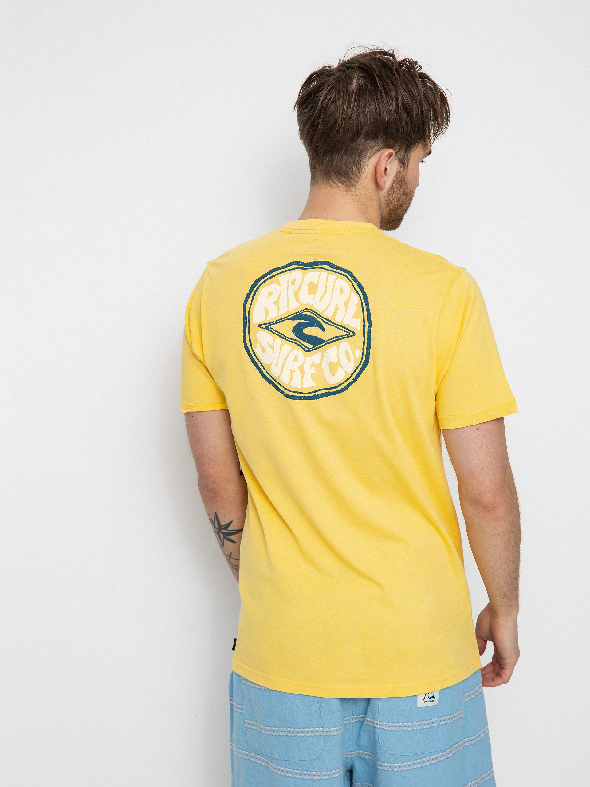 T-shirt Rip Curl Dams (retro yellow)