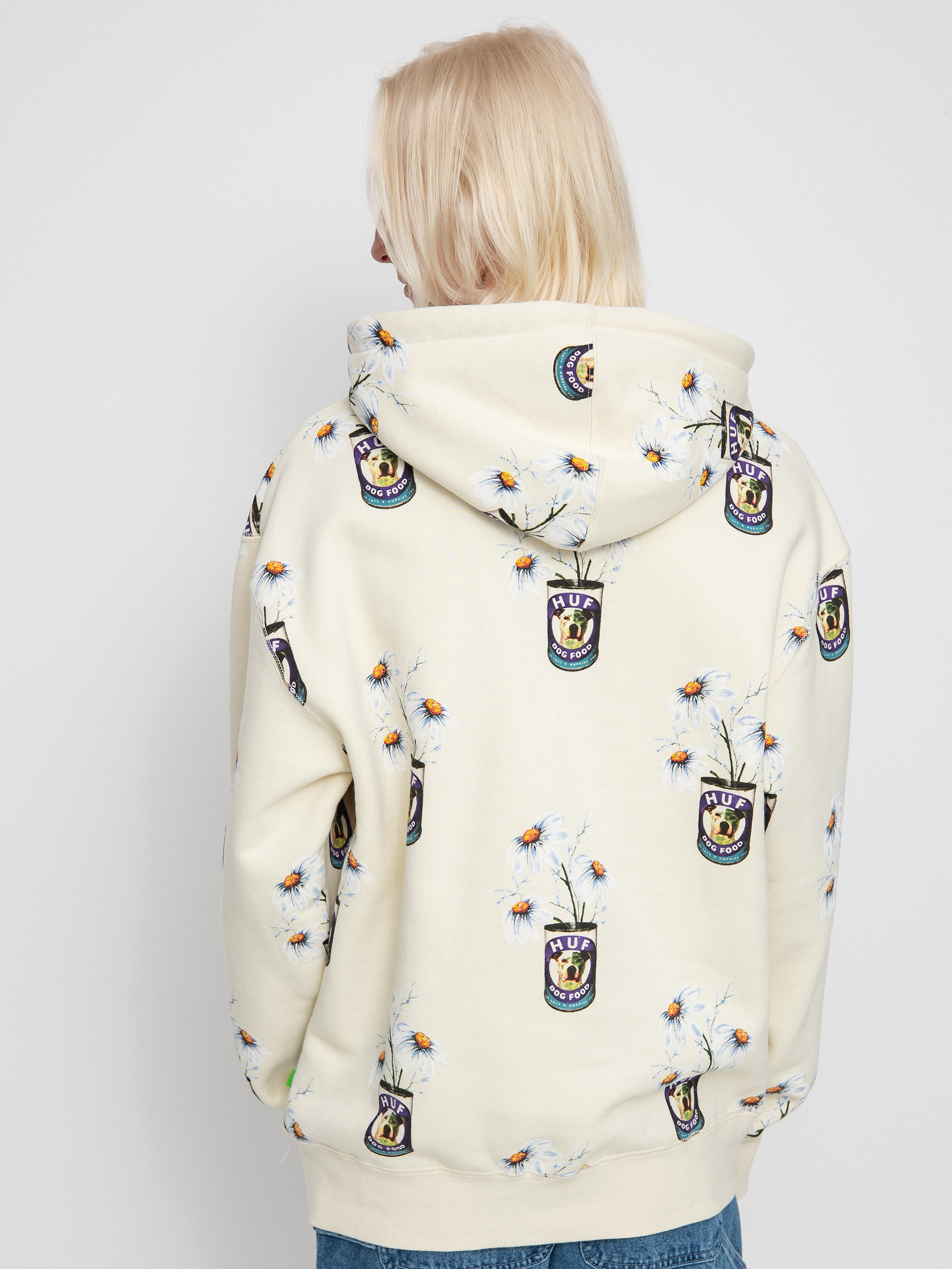 Bluza z kapturem HUF Canned HD (off white)