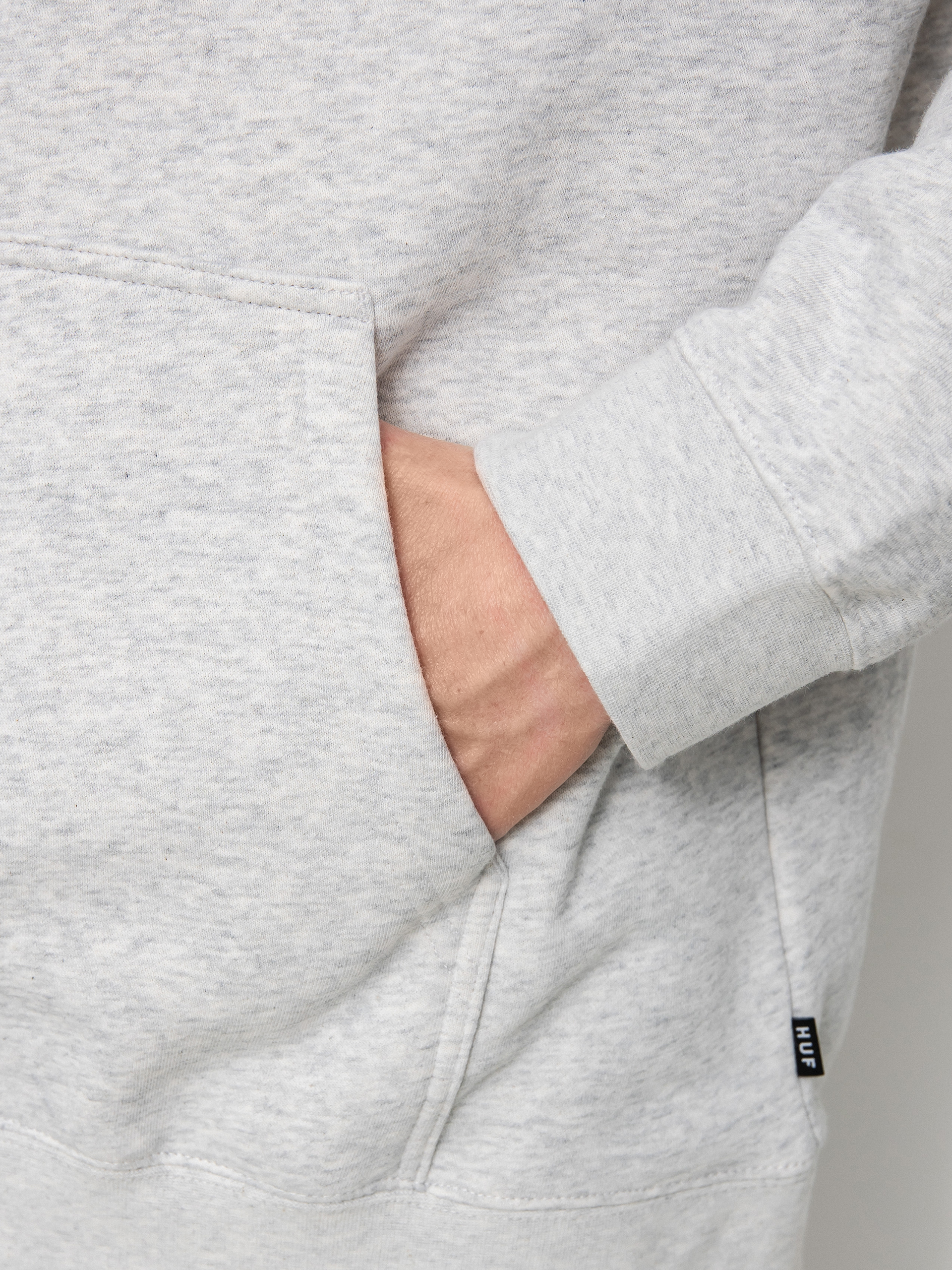 Bluza z kapturem HUF Essentials Box Logo HD (athletic heather)