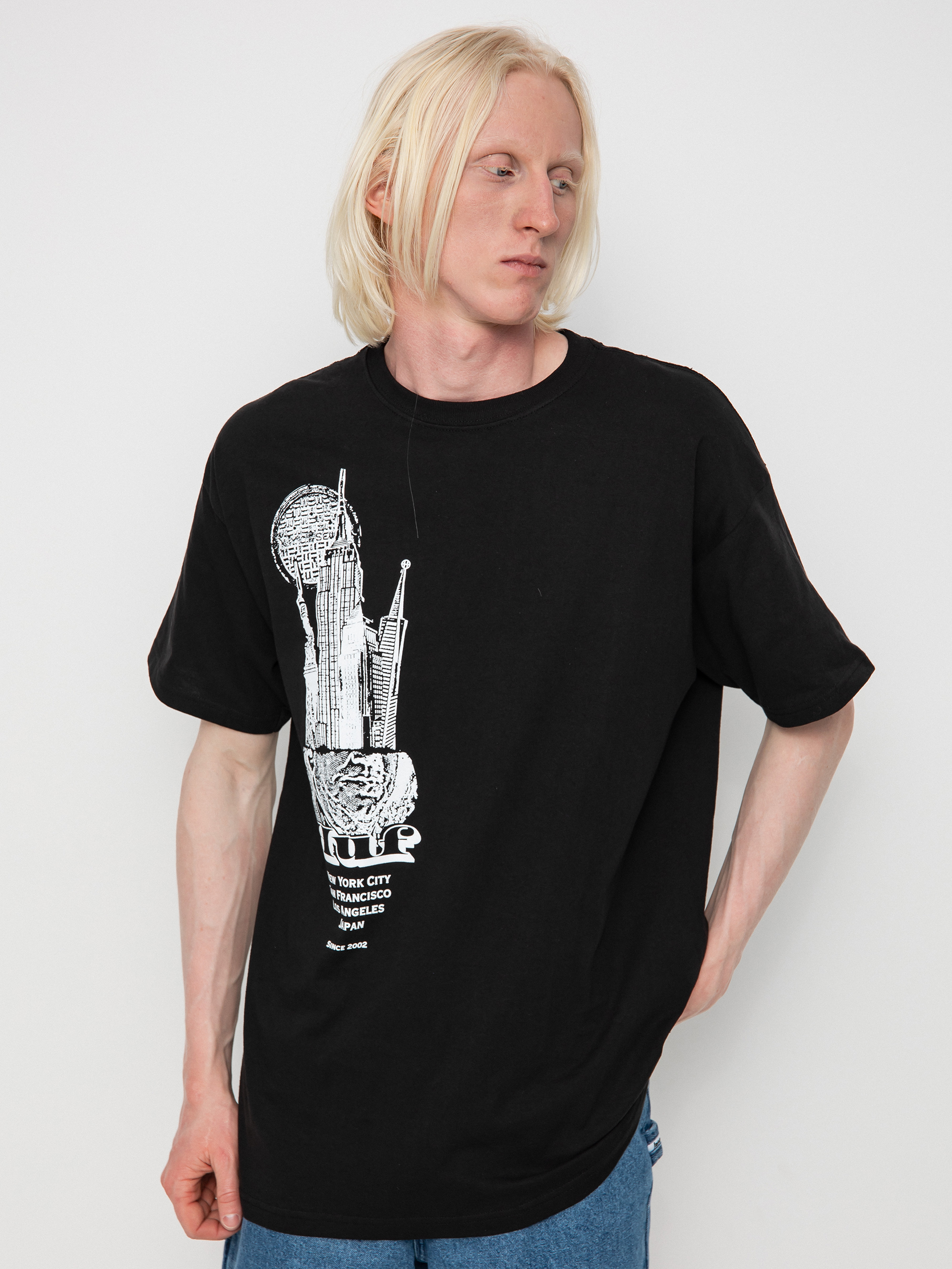 T-shirt HUF Skyscrapers (black)