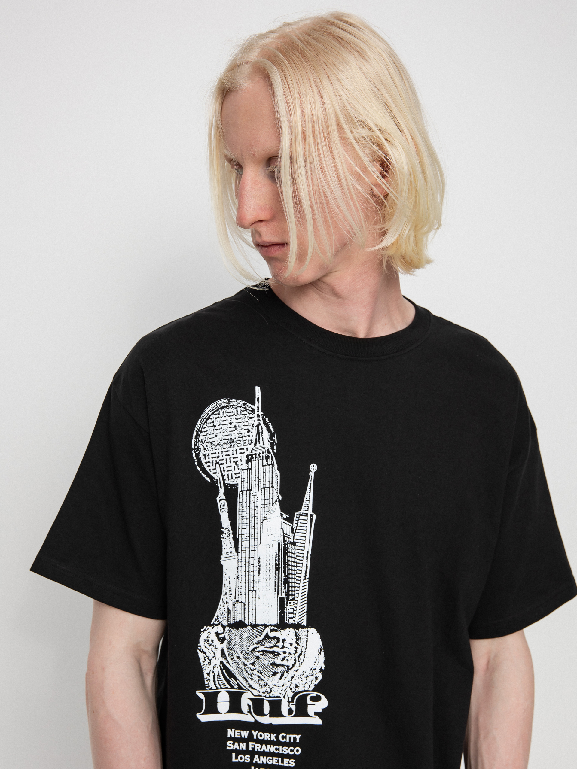 T-shirt HUF Skyscrapers (black)