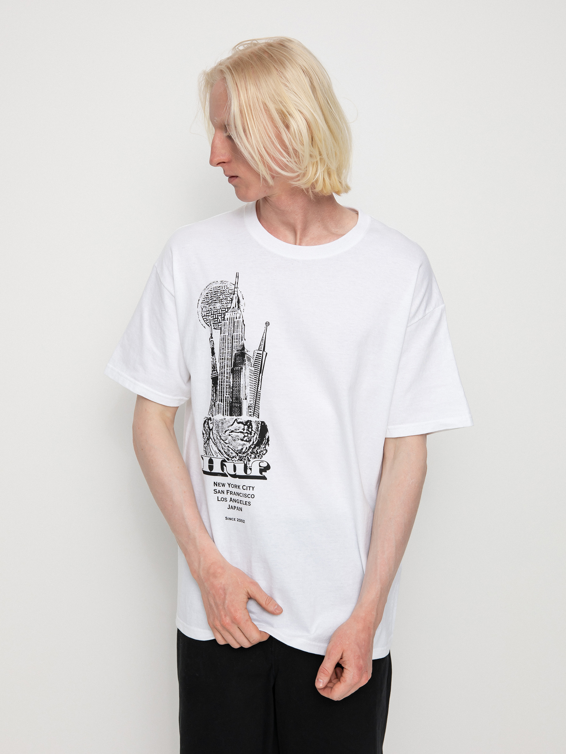 T-shirt HUF Skyscrapers (white)