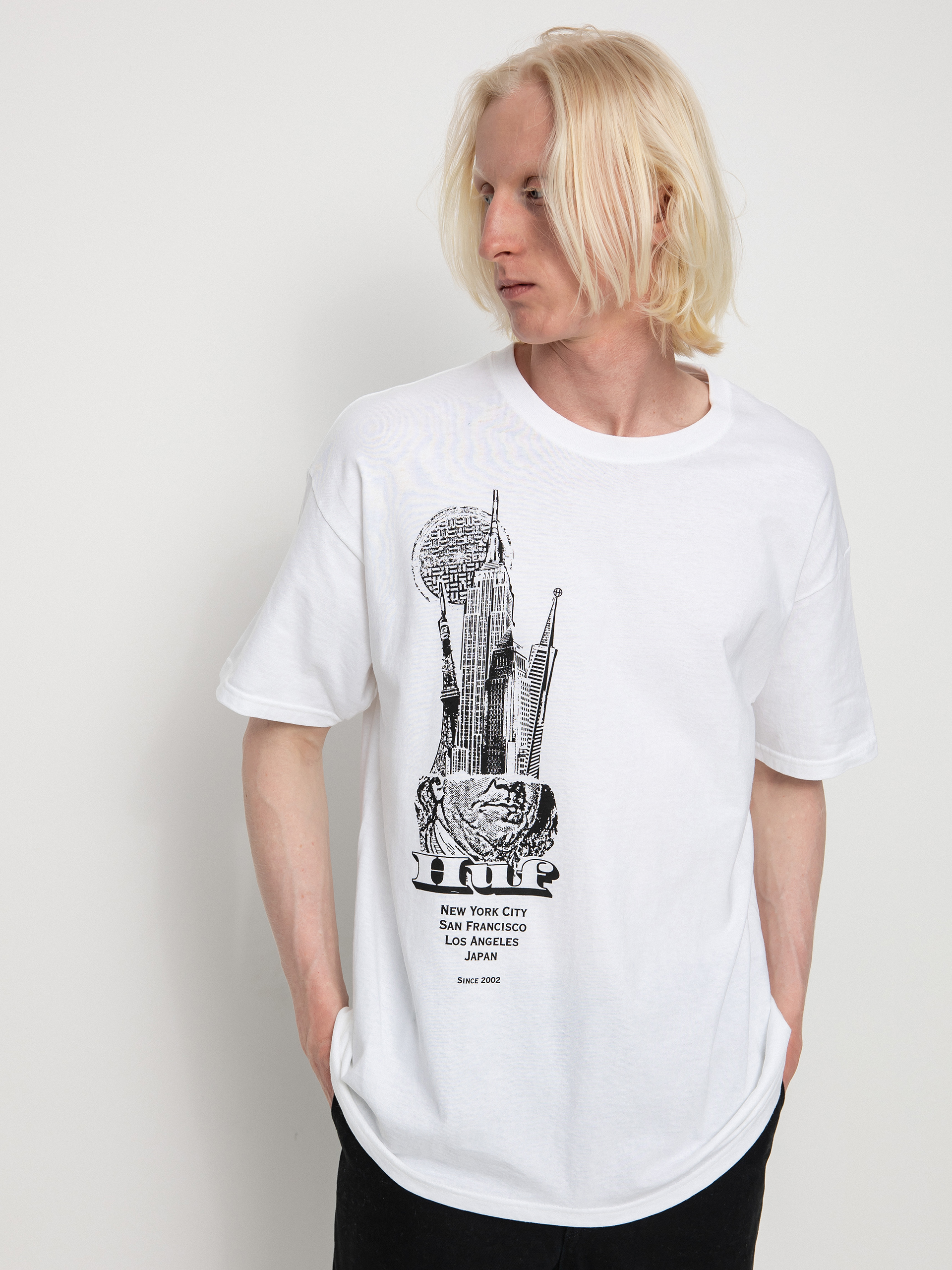 T-shirt HUF Skyscrapers (white)
