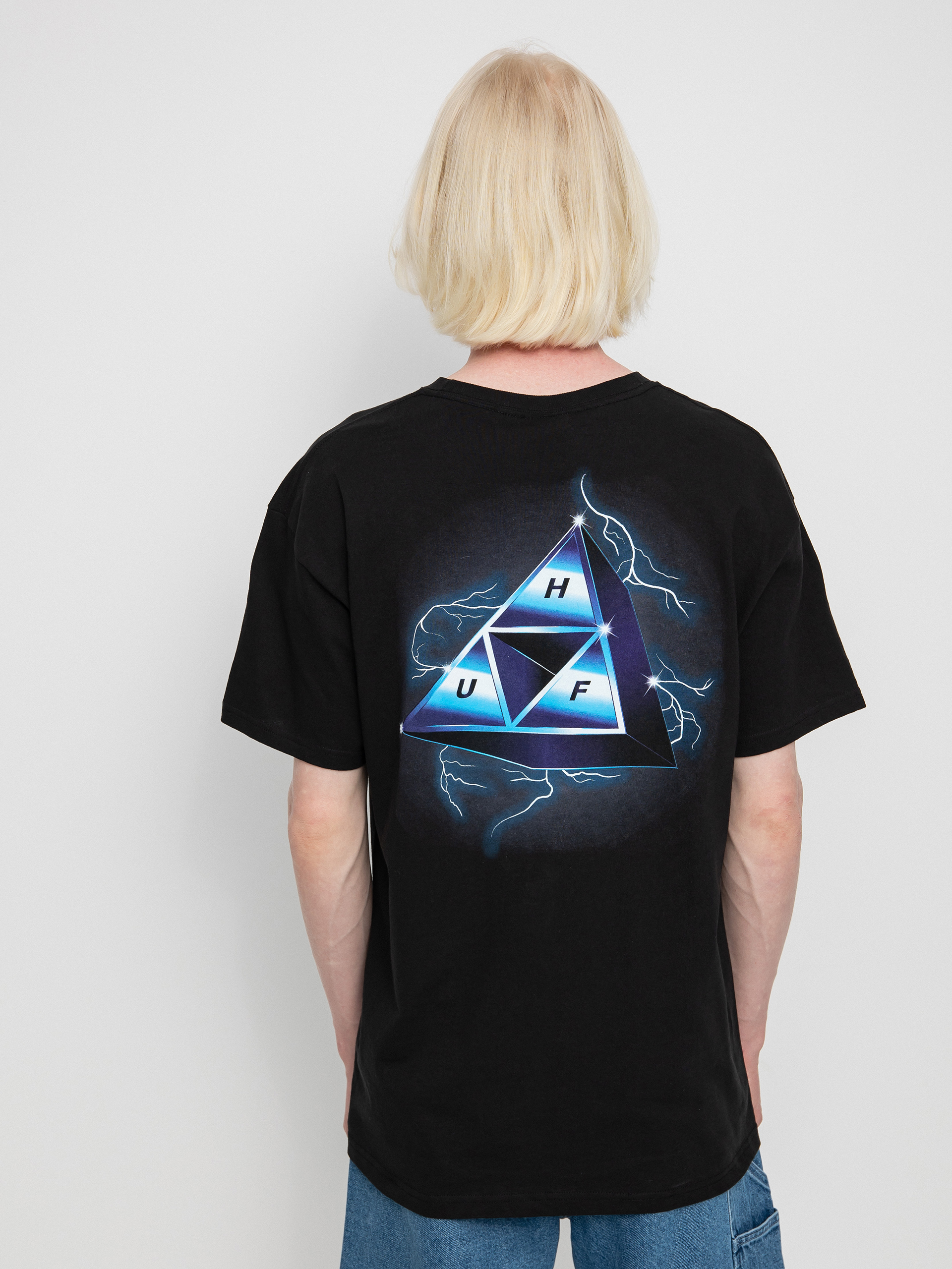 T-shirt HUF Storm Triple Triangle (black)