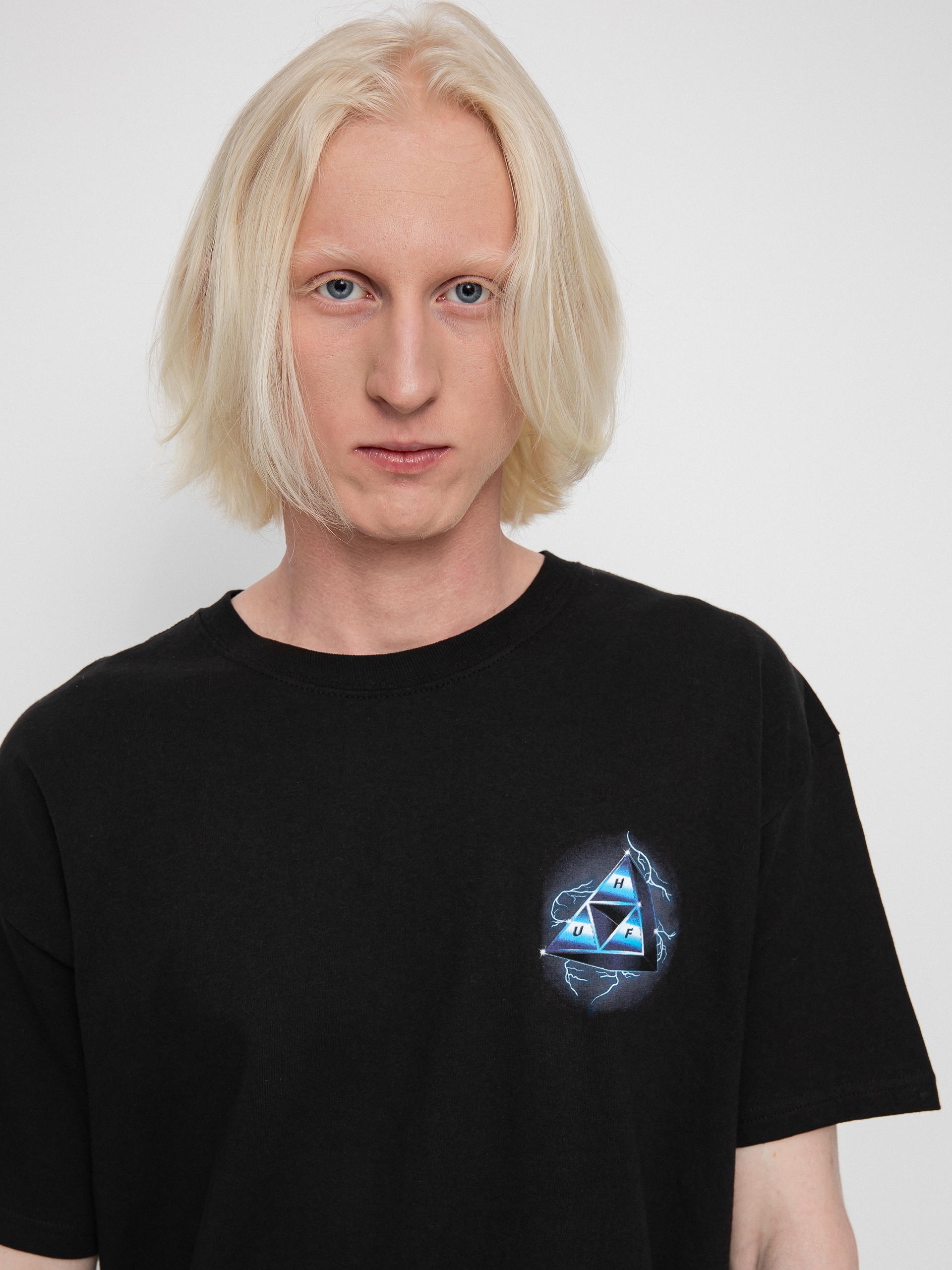 T-shirt HUF Storm Triple Triangle (black)
